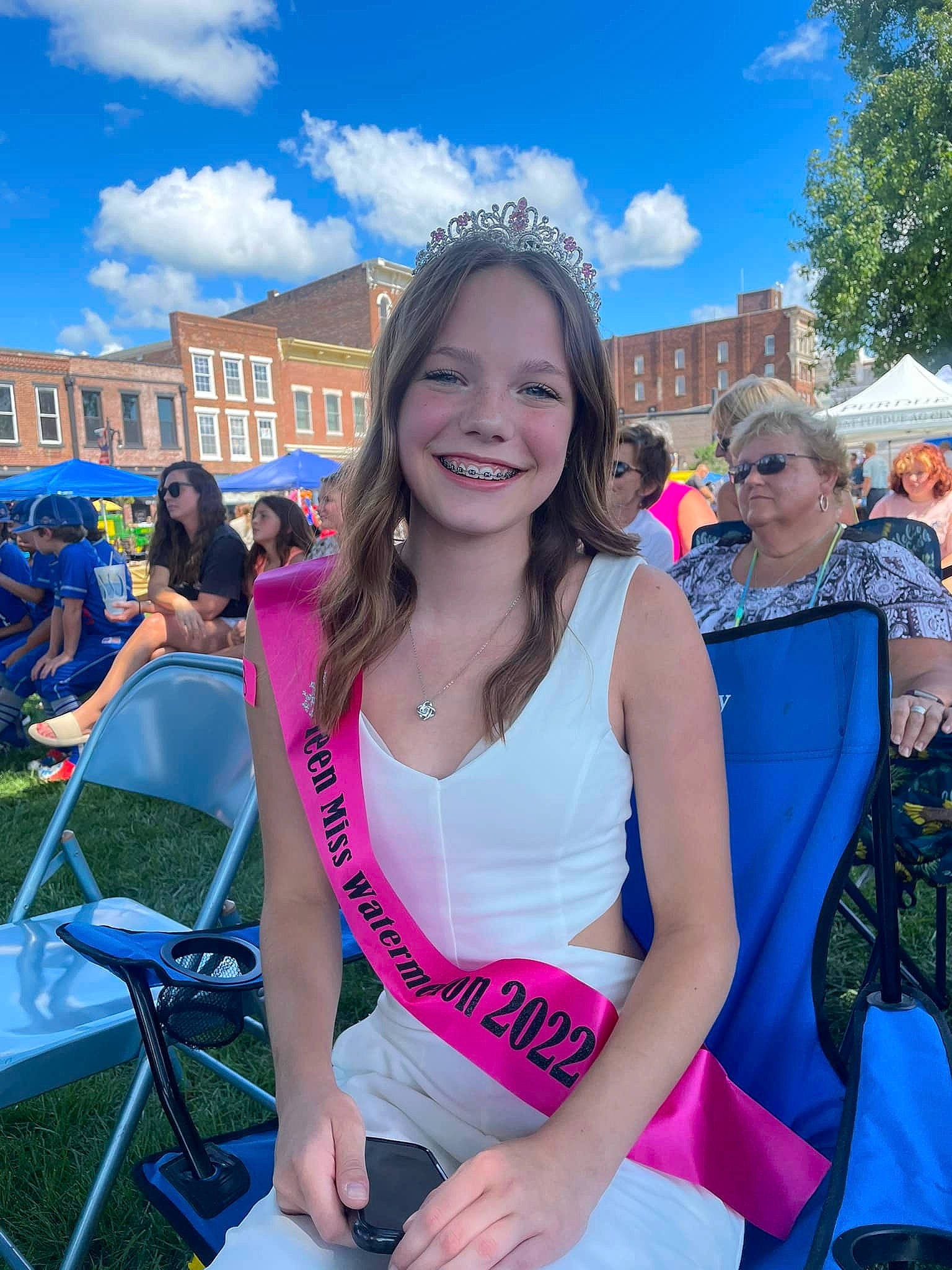 Kenadie joined the competition — help win amazing prizes! blue, chair, cloud, electric_blue, event, eyewear, fun, happy, jewellery, joy, leisure, magenta, outdoor_recreation, person, pink, public_event, recreation, sky, smile, summer