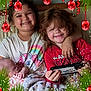 Amara joined the competition — help win amazing prizes! baby, bed, blanket, candid, child, christmas, clothing, decorations, family, festive, happy, holiday, hugging, indoors, ornaments, phone, portrait, smiling, snow, unicorn