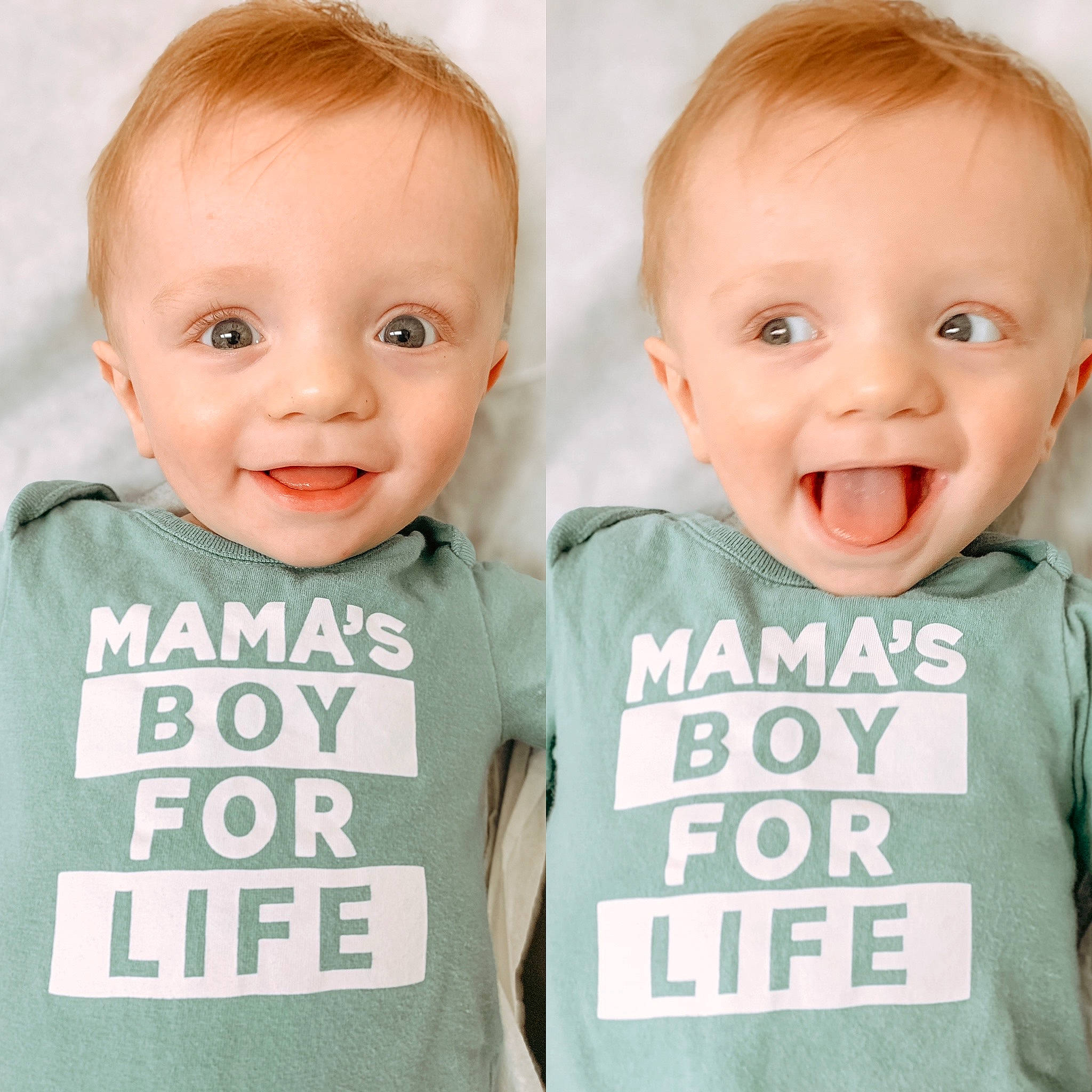 Brett joined the competition — help win amazing prizes! baby, baby_products, baby_toddler_clothing, cheek, child, cool, ear, face, facial_expression, font, head, joy, lip, outerwear, person, photo_caption, product, skin, sleeve, smile