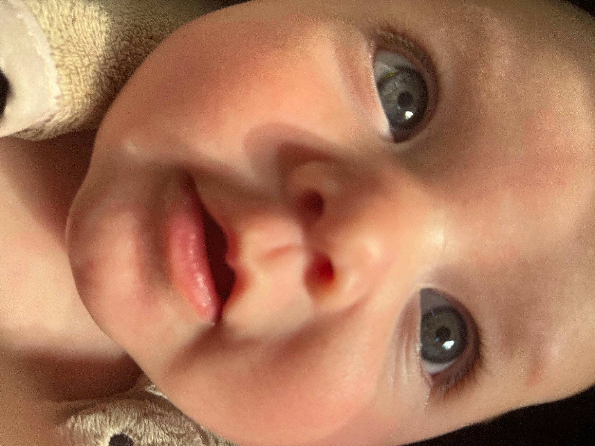 Griffin is registered to the contest to win money with this photo: baby, cheek, child, chin, ear, eyebrow, eyelash, flash_photography, forehead, fun, happy, iris, jaw, lip, mouth, nose, organ, person, skin, smile