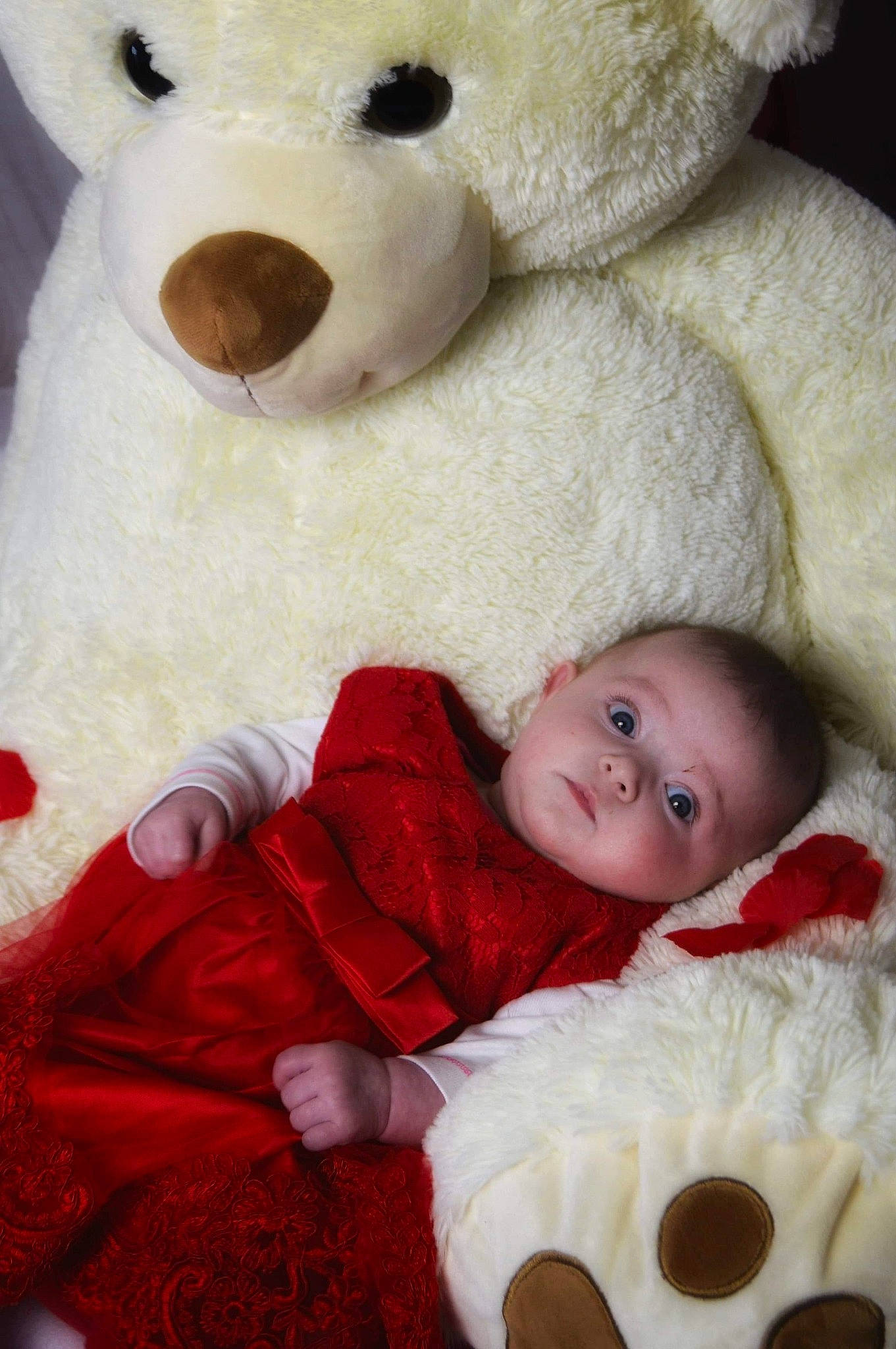 Lexie a rejoint le concours — aidez-le/la à gagner de superbes lots ! baby, baby_toddler_clothing, beauty, cheek, comfort, head, mammal, nose, organ, person, pink, product, red, skin, stuffed_toy, teddy_bear, textile, toddler, toy, vertebrate