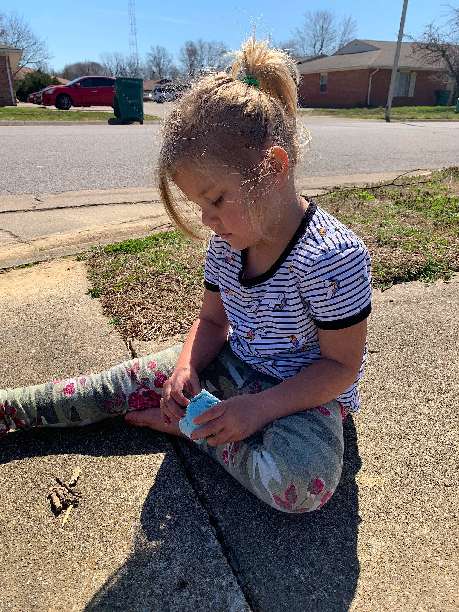 Milly joined the competition — help win amazing prizes! asphalt, child, dress, eyewear, grass, grass_family, hairstyle, human_body, leaf, leisure, morning, person, plant, public_space, road_surface, sidewalk, sky, summer, sunlight, toddler