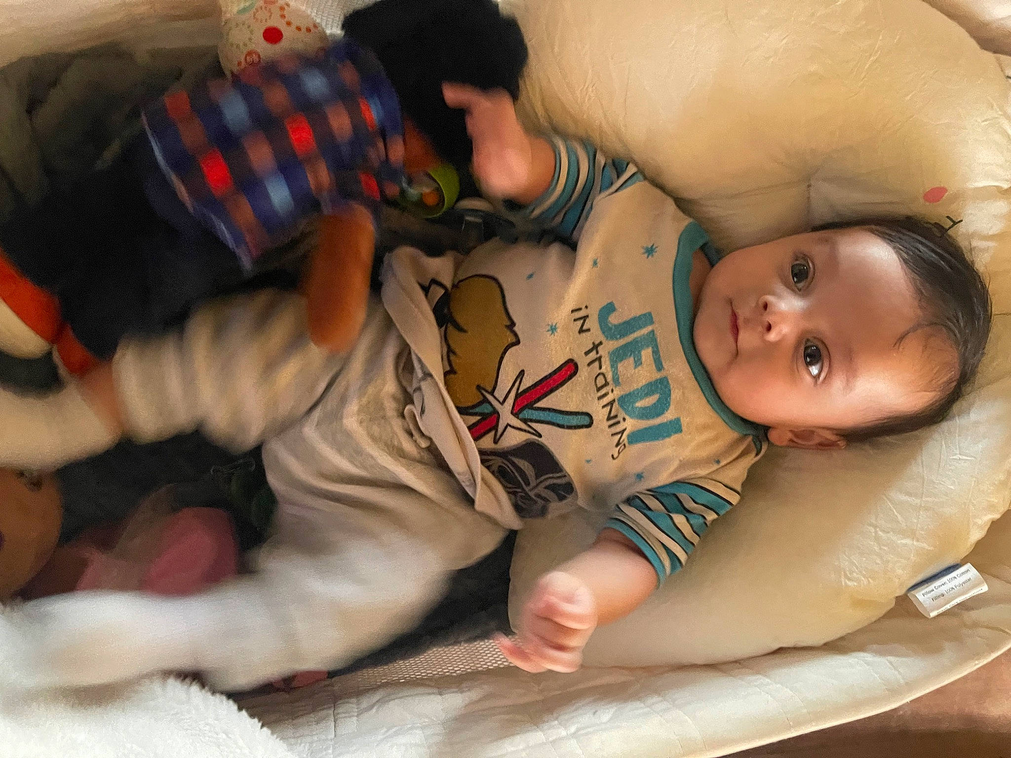 Brodie joined the competition — help win amazing prizes! abdomen, baby, baby_products, baby_toddler_clothing, cheek, chest, child, comfort, elbow, finger, flooring, fun, happy, human_body, mouth, nose, person, room, tartan, toddler