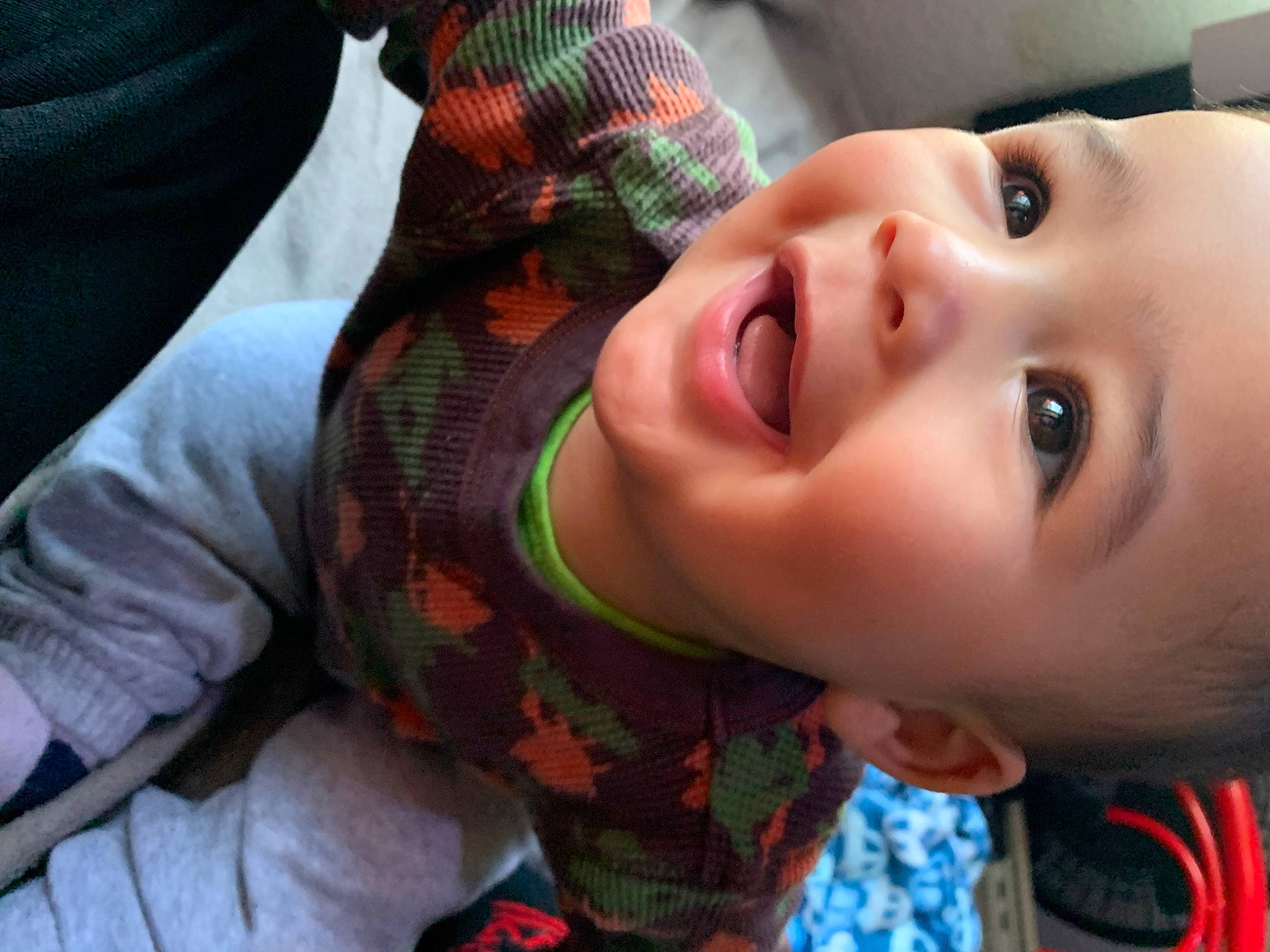 Phillip is registered to the contest to win money with this photo: baby, baby_toddler_clothing, cheek, child, cool, dress_shirt, eyelash, forehead, fun, grass, happy, iris, lip, mouth, neck, nose, person, skin, sleeve, smile