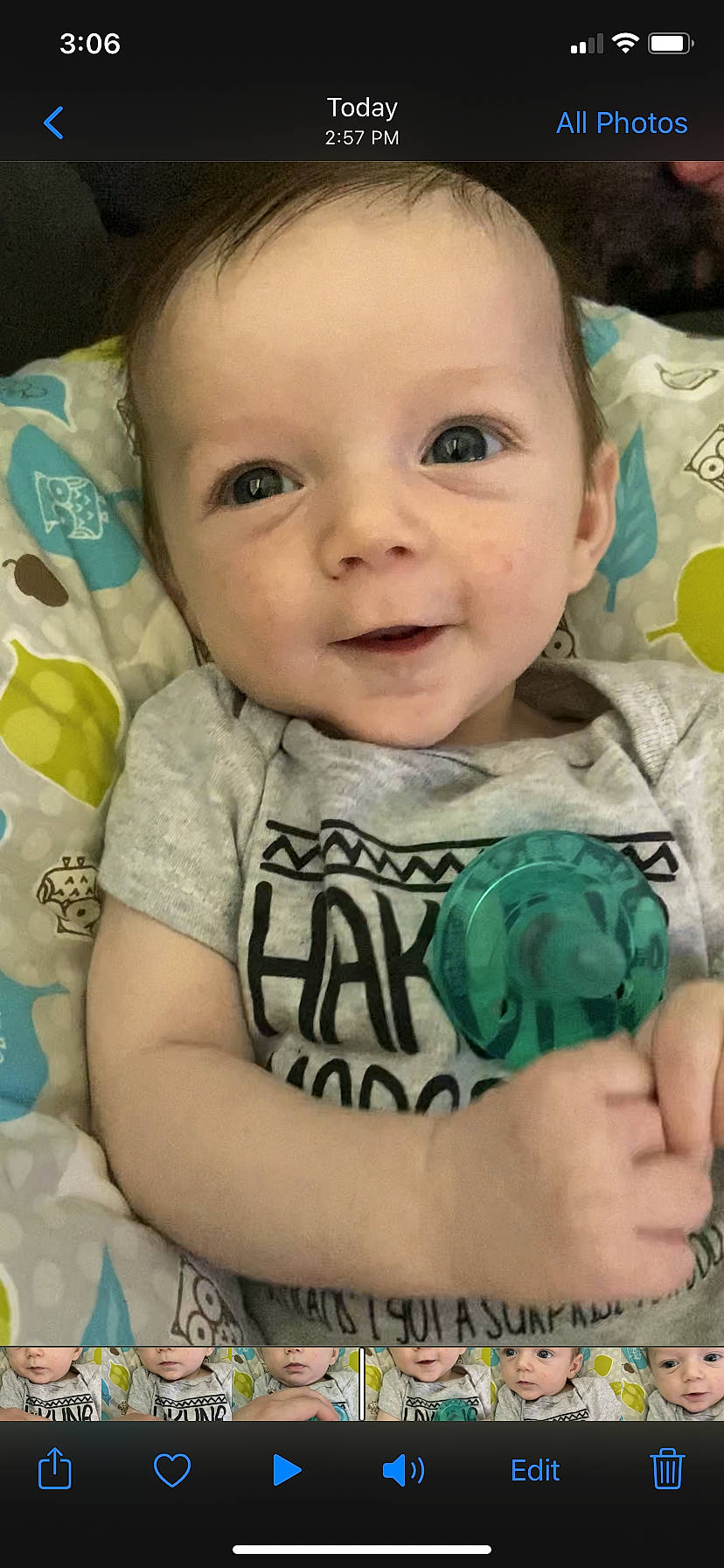 Colton is registered to the contest to win money with this photo: arm, baby_toddler_clothing, cheek, chin, eye, eyebrow, face, facial_expression, hairstyle, head, headwear, iris, lip, mouth, nose, organ, person, product, skin, sleeve