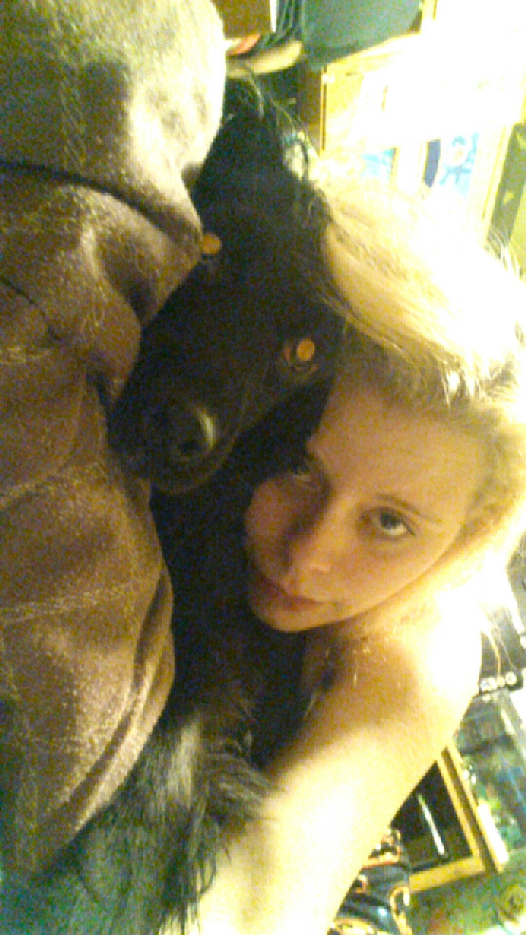 Stormy joined the competition — help win amazing prizes! companion_dog, dog_breed, ear, eyelash, felidae, fun, fur, gesture, hair_coloring, jaw, long_hair, selfie, small_to_medium_sized_cats, whiskers