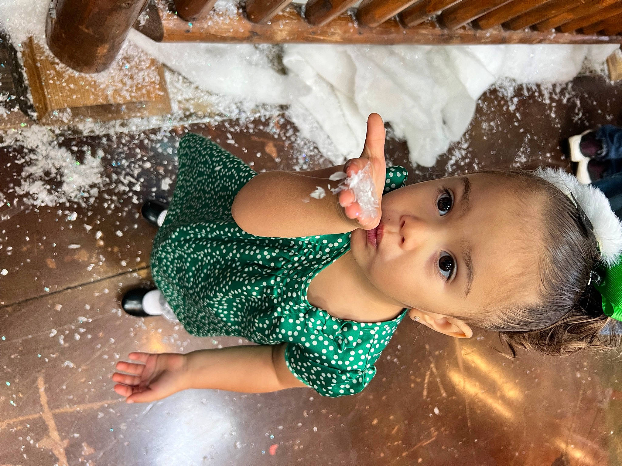 Alia Rodriguez is registered to the contest to win money with this photo: abdomen, baby, baby_toddler_clothing, chest, child, fashion_accessory, flash_photography, fun, grass, happy, hat, human_leg, jewellery, leisure, person, surprise, thigh, toddler, vacation, wood