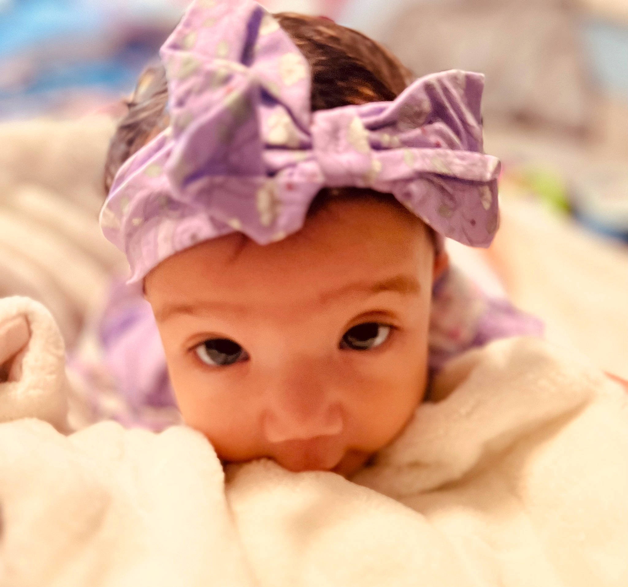 Maverick joined the competition — help win amazing prizes! baby, baby_sleeping, bonnet, cap, cheek, child, close_up, comfort, eyelash, fashion_accessory, fun, fur, happy, headgear, headwear, linens, person, pink, room, skin