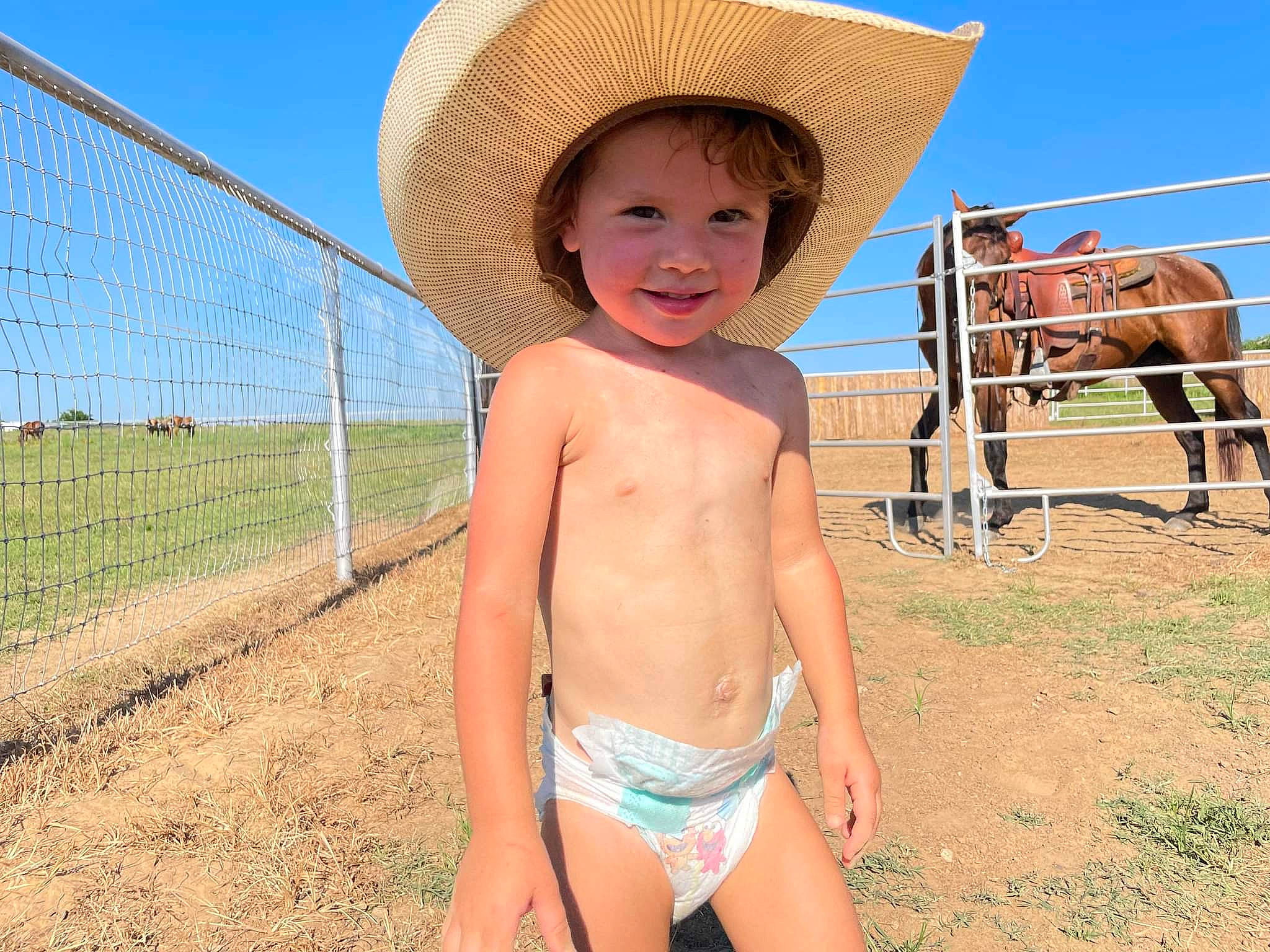 Daisykate joined the competition — help win amazing prizes! abdomen, agriculture, ecoregion, grass, happy, hat, headgear, joy, landscape, leisure, people_in_nature, person, plant, rural_area, sky, smile, summer, sun_hat, swimwear, thigh