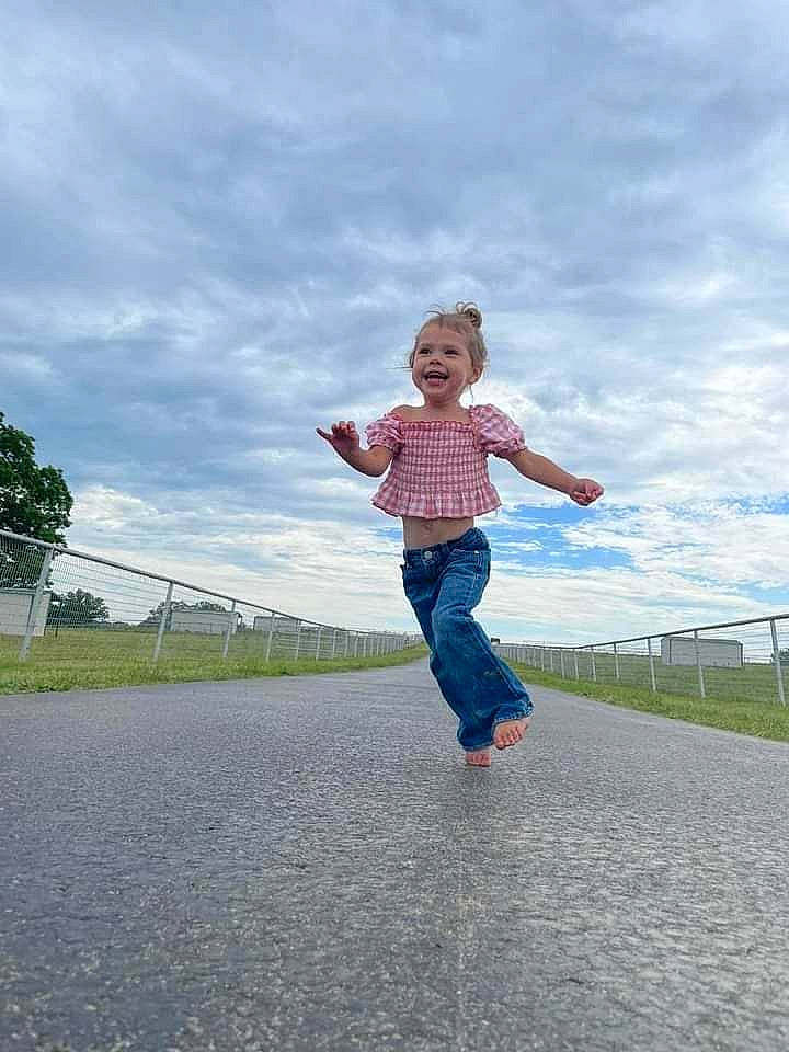 Daisykate joined the competition — help win amazing prizes! asphalt, balance, child, cloud, denim, electric_blue, fun, grass, grassland, happy, joy, landscape, leisure, people_in_nature, person, plant, recreation, road, road_surface, sky