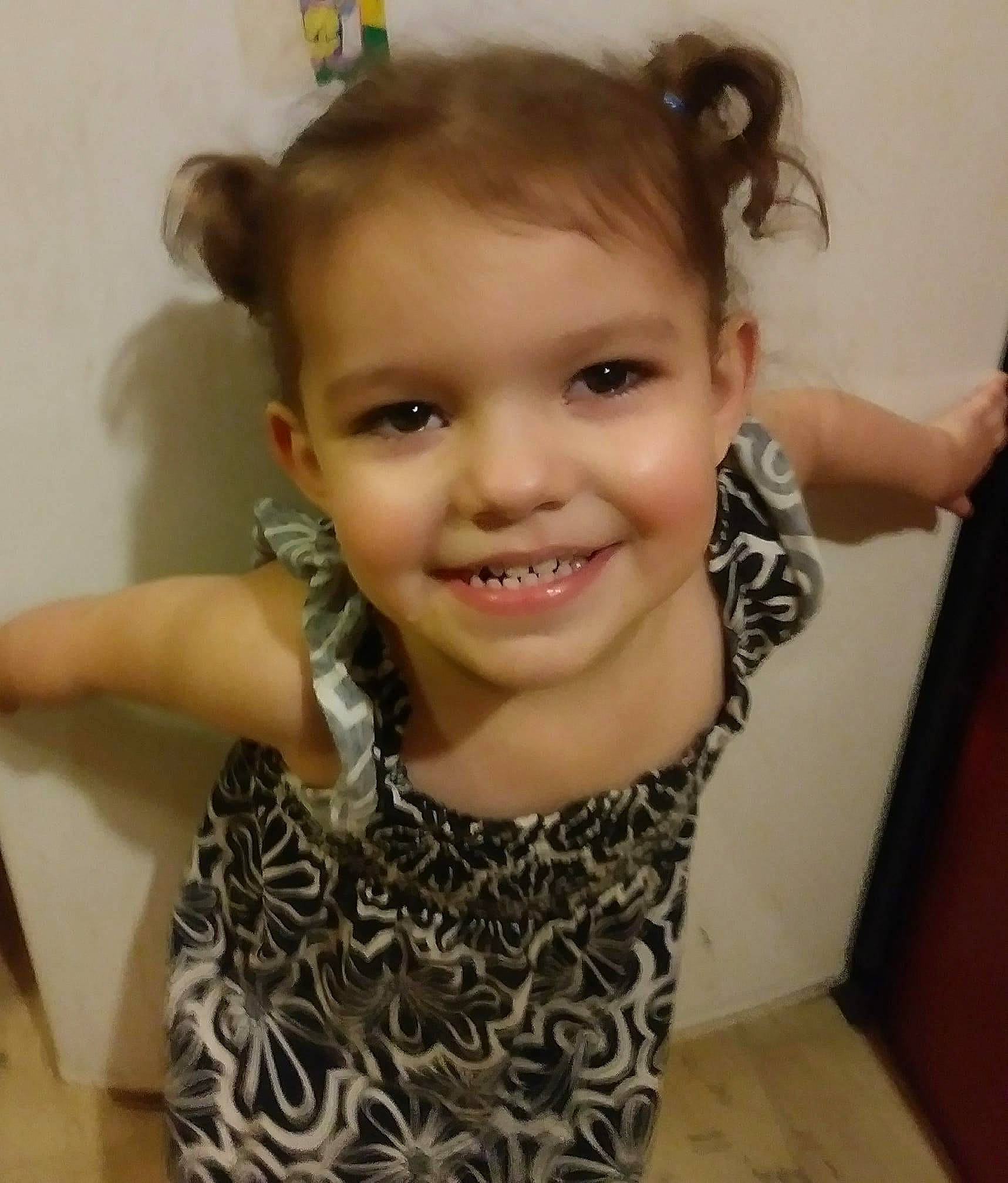 Anastasia is registered to the contest to win money with this photo: black_hair, cheek, ear, eyebrow, eyelash, forehead, gesture, happy, iris, jaw, joy, lip, long_hair, makeover, neck, nose, person, shoulder, skin, sleeve