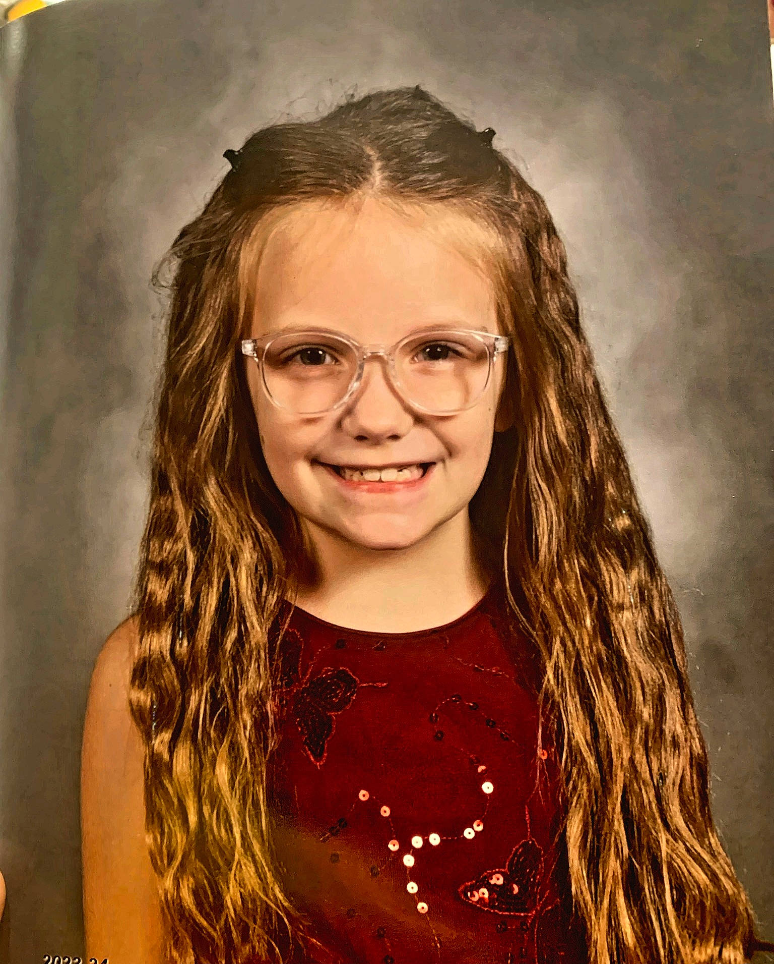 Kelsey is registered to the contest to win money with this photo: beauty, blond, brown_hair, cheek, child, chin, eyebrow, eyewear, flash_photography, fun, glasses, hair, happy, iris, joy, lip, long_hair, people_in_nature, person, smile