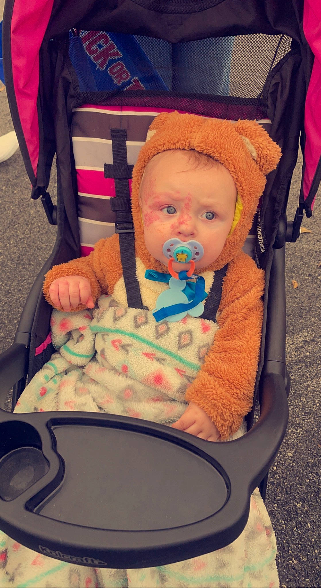 Aubree Marie Stevens joined the competition — help win amazing prizes! baby, baby_carriage, baby_products, baby_toddler_clothing, chair, cheek, child, circle, comfort, lap, person, product, serveware, sitting, toddler