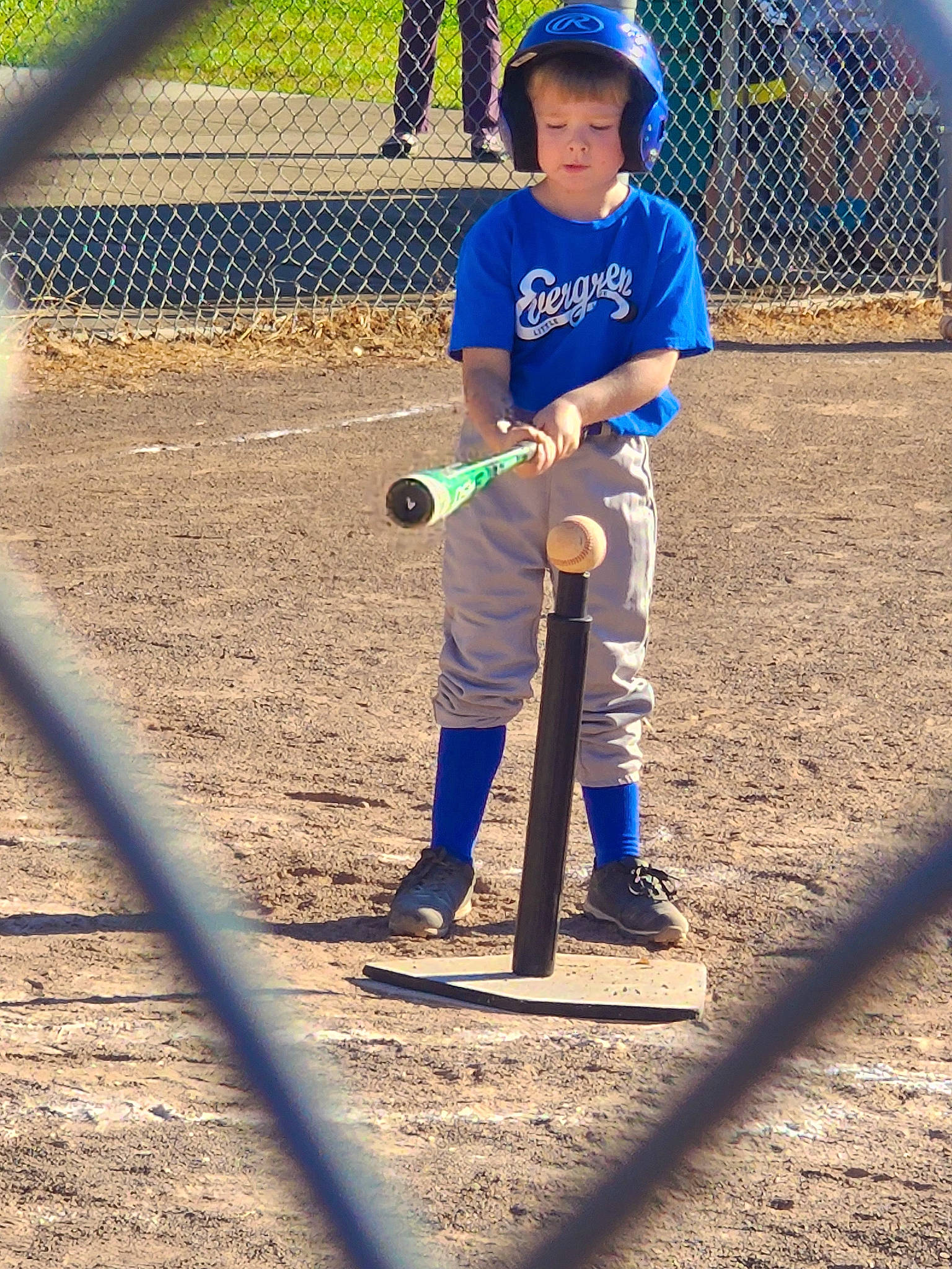 Blake joined the competition — help win amazing prizes! ball_game, baseball_bat, baseball_equipment, baseball_field, baseball_player, baseball_protective_gear, bat_and_ball_games, blue, cap, fence, helmet, leg, person, player, shoe, sneakers, sports, sports_equipment, sports_gear, sports_uniform