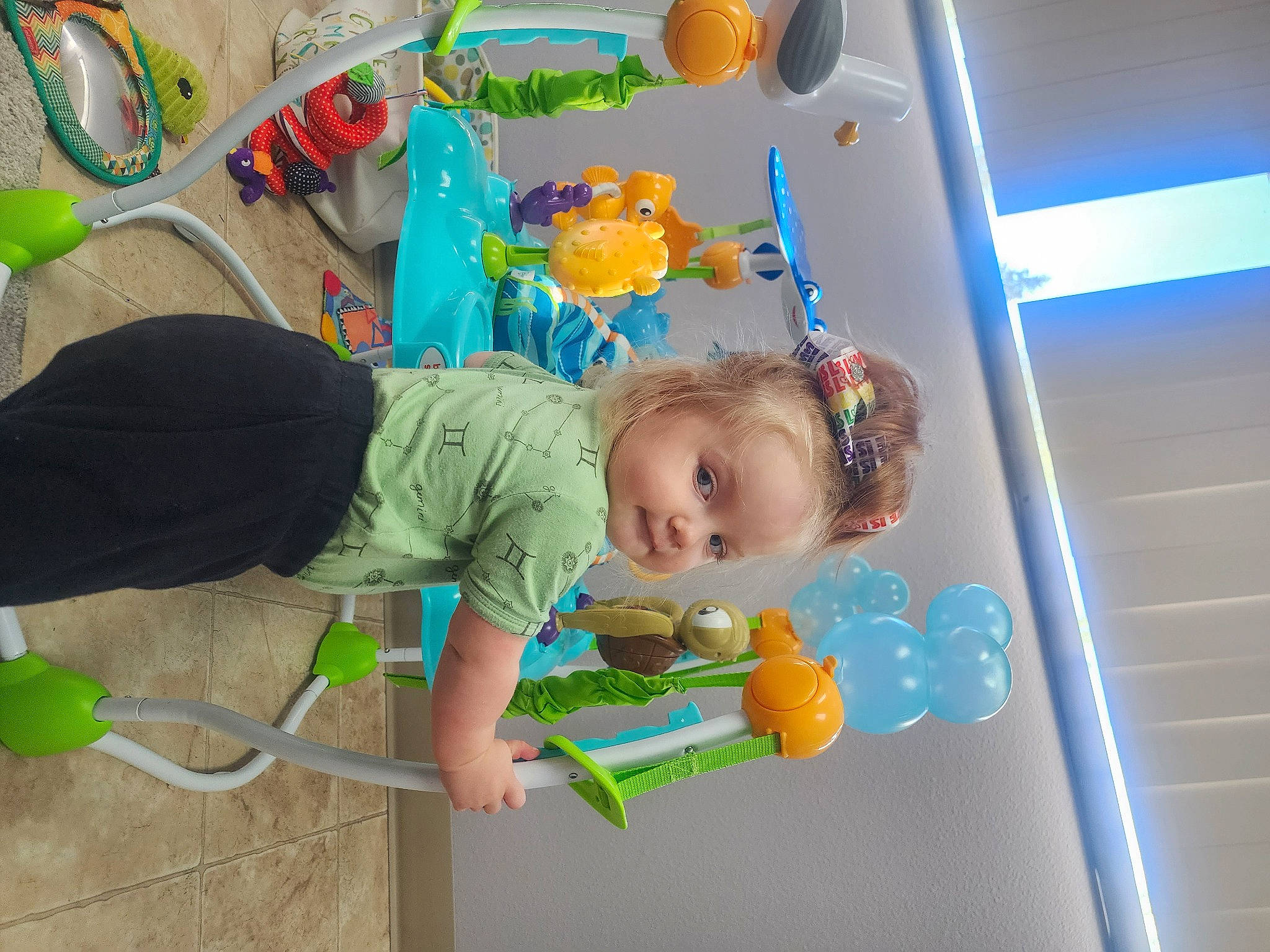 Nevaeh is registered to the contest to win money with this photo: baby, baby_playing_with_toys, baby_products, baby_toddler_clothing, baby_toys, child, flooring, fun, leisure, person, play, product, room, t_shirt, toddler, toy