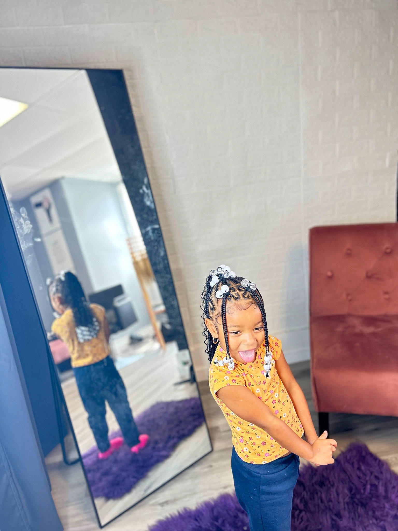 Legacy joined the competition — help win amazing prizes! abdomen, child, comfort, denim, flooring, fun, happy, hardwood, headwear, leg, leisure, magenta, person, physical_fitness, purple, room, sitting, t_shirt, toddler, visual_arts