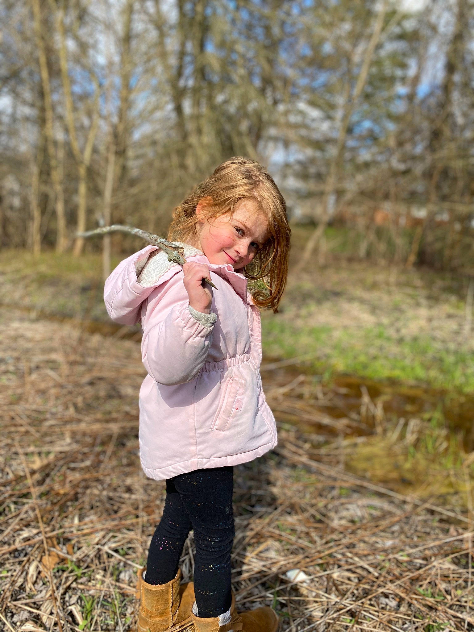 Carter joined the competition — help win amazing prizes! child, forest, joy, people_in_nature, person, photograph, photography, play, tree, woodland