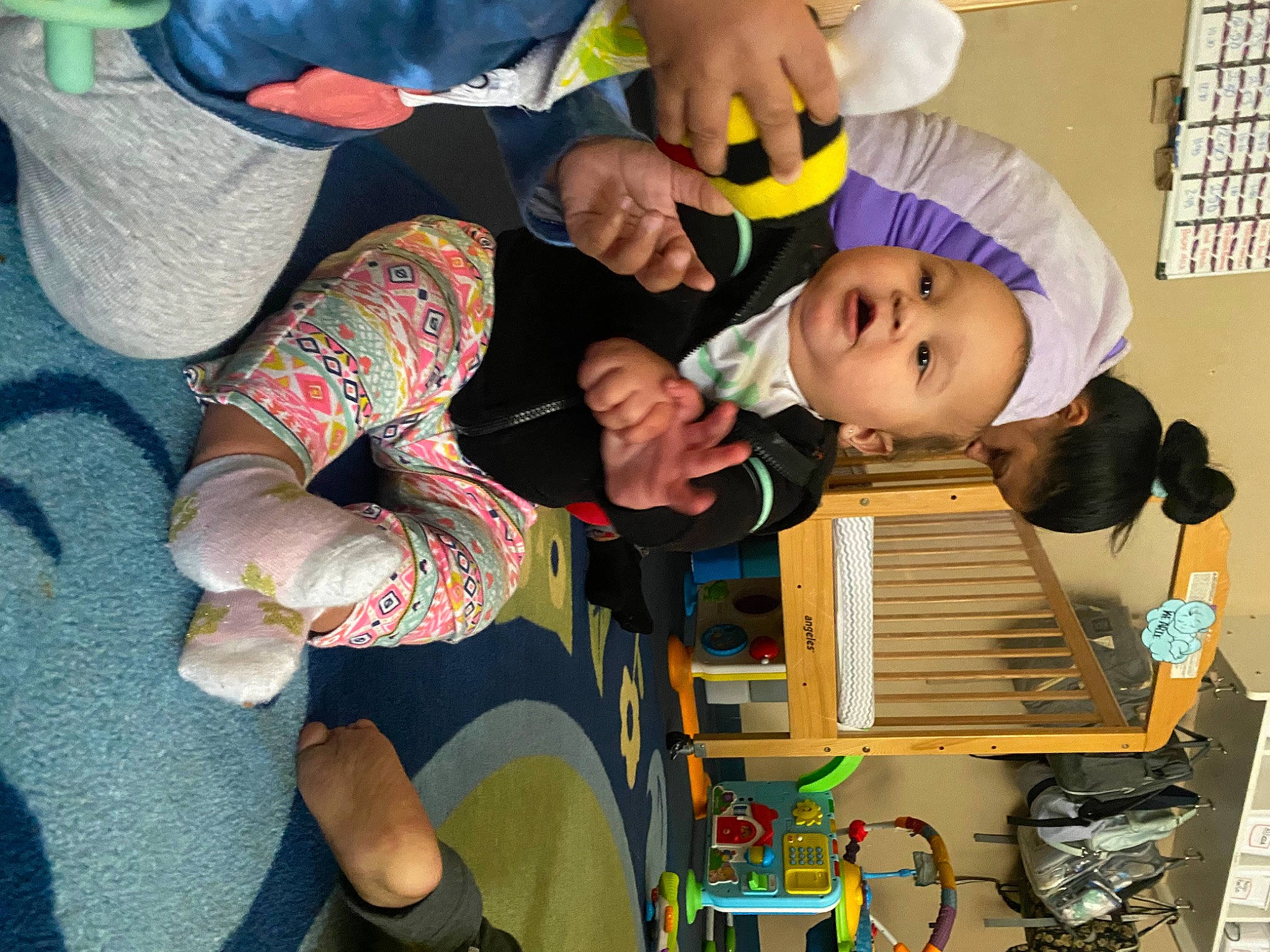 Kaylonni joined the competition — help win amazing prizes! artist, audio_equipment, baby, baby_products, chair, child, event, fun, happy, kindergarten, leisure, musical_instrument, musical_instrument_accessory, person, play, recreation, room, smile, toddler, toy