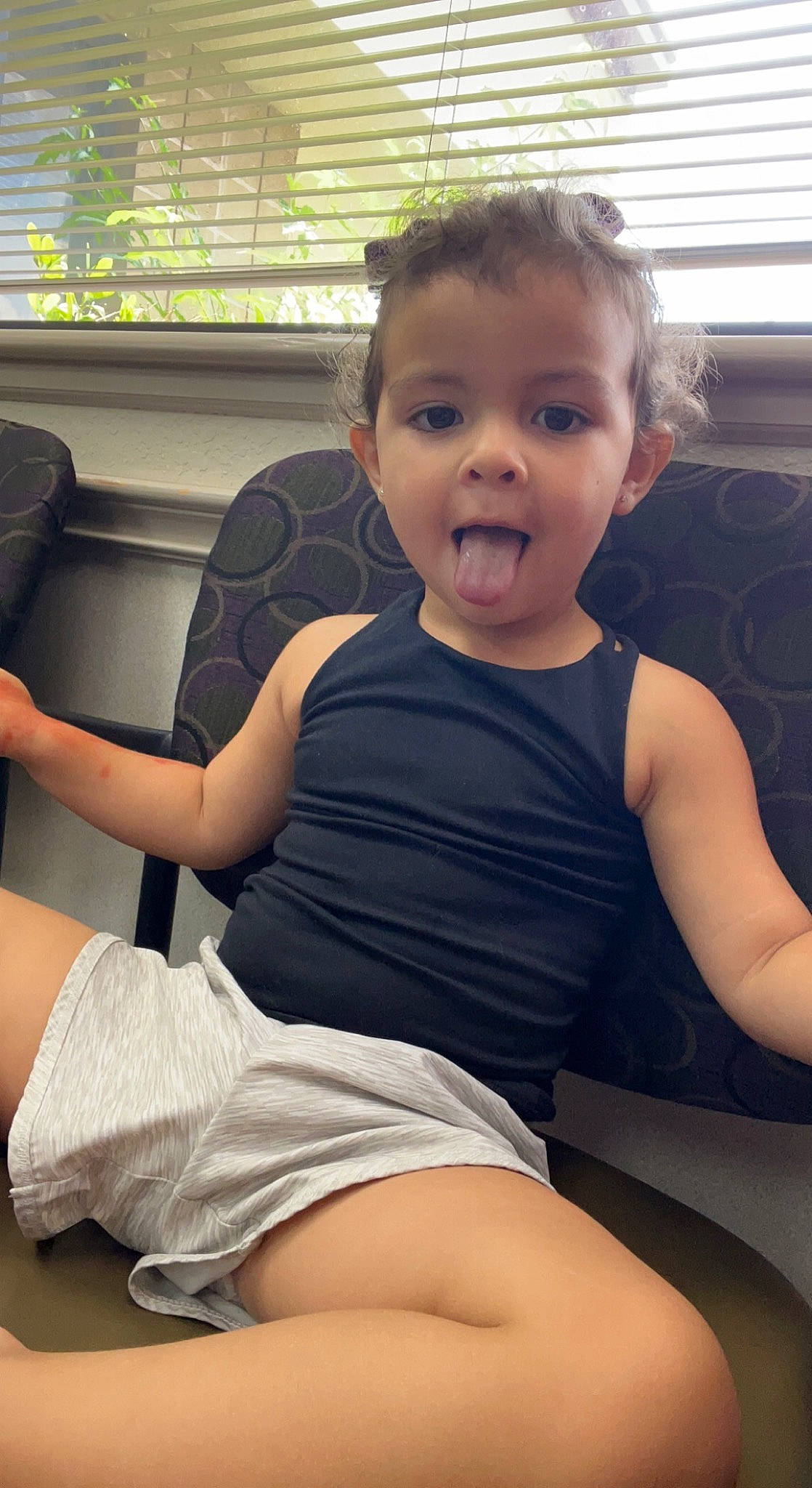 Blakelynn is registered to the contest to win money with this photo: arm, cheek, chin, comfort, eye, face, facial_expression, hair, hairstyle, hand, human_body, joint, leg, mouth, muscle, neck, person, shorts, shoulder, skin