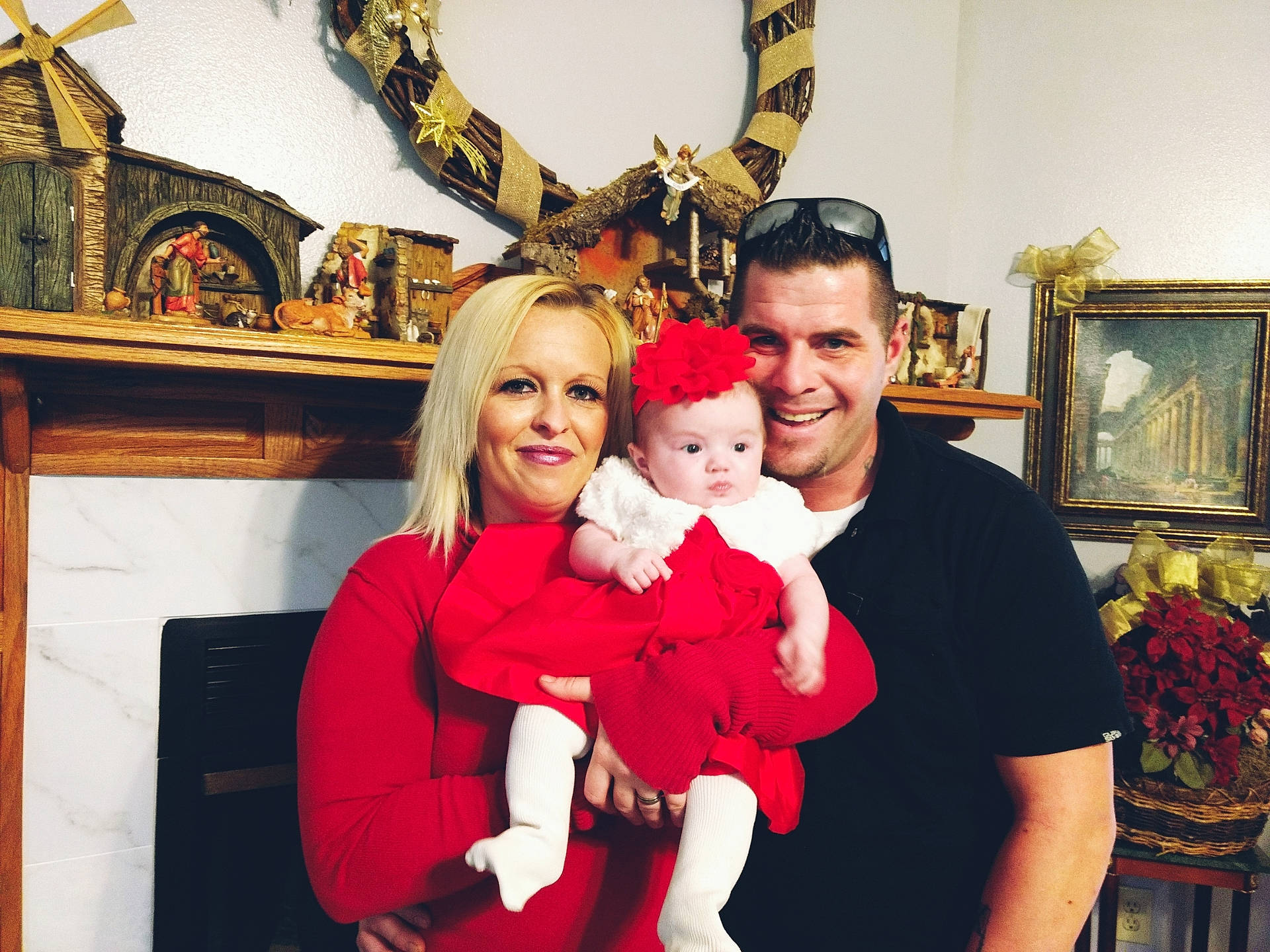 Kylee joined the competition — help win amazing prizes! baby, christmas, christmas_eve, comfort, costume, event, fictional_character, fun, fur, happy, holiday, joy, lap, person, photograph, picture_frame, room, smile, snapshot, toddler