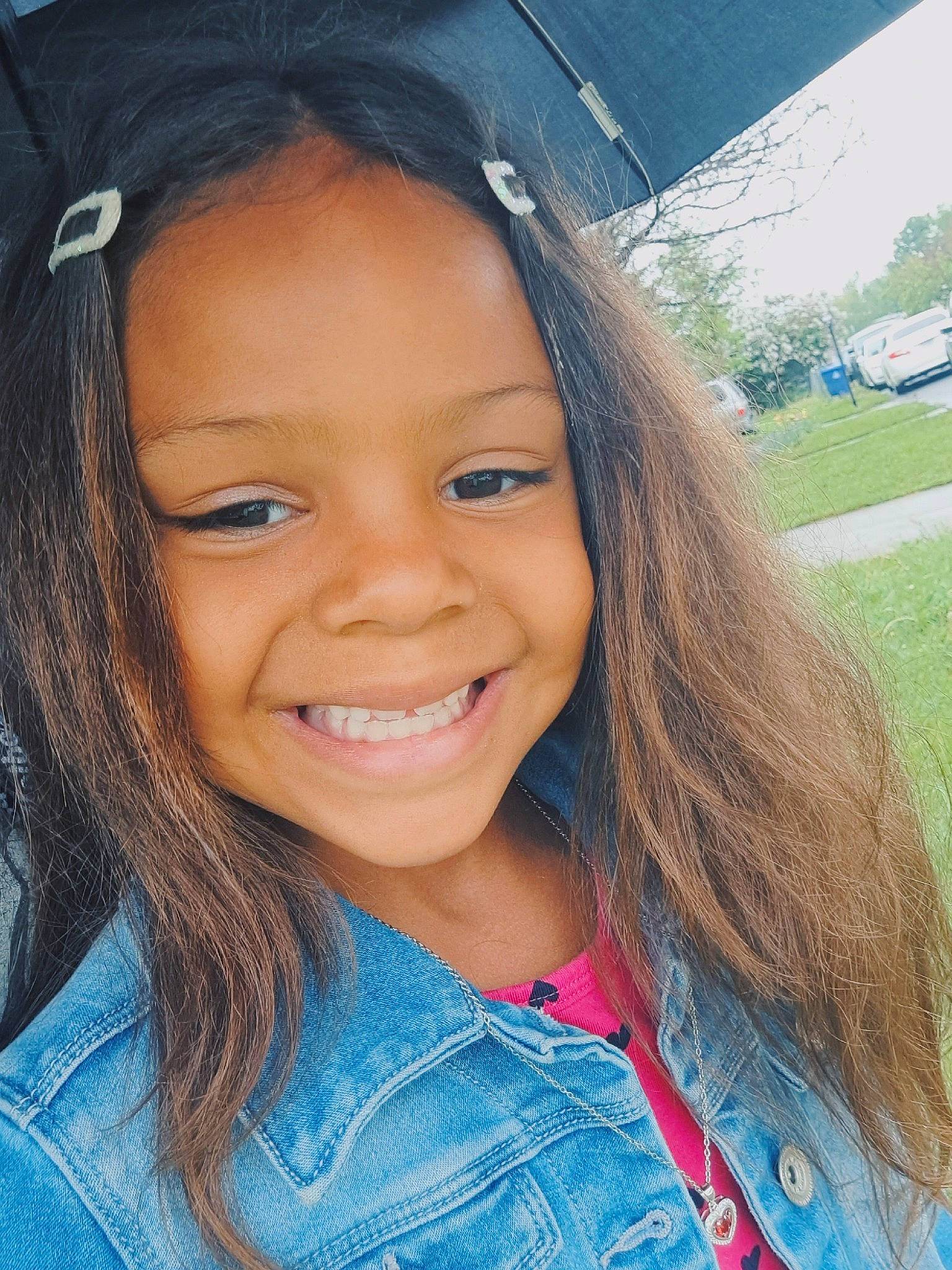 Maycee joined the competition — help win amazing prizes! black_hair, cheek, child, chin, cool, electric_blue, eyebrow, eyelash, flash_photography, forehead, fun, happy, iris, joy, layered_hair, lip, long_hair, nose, person, plant