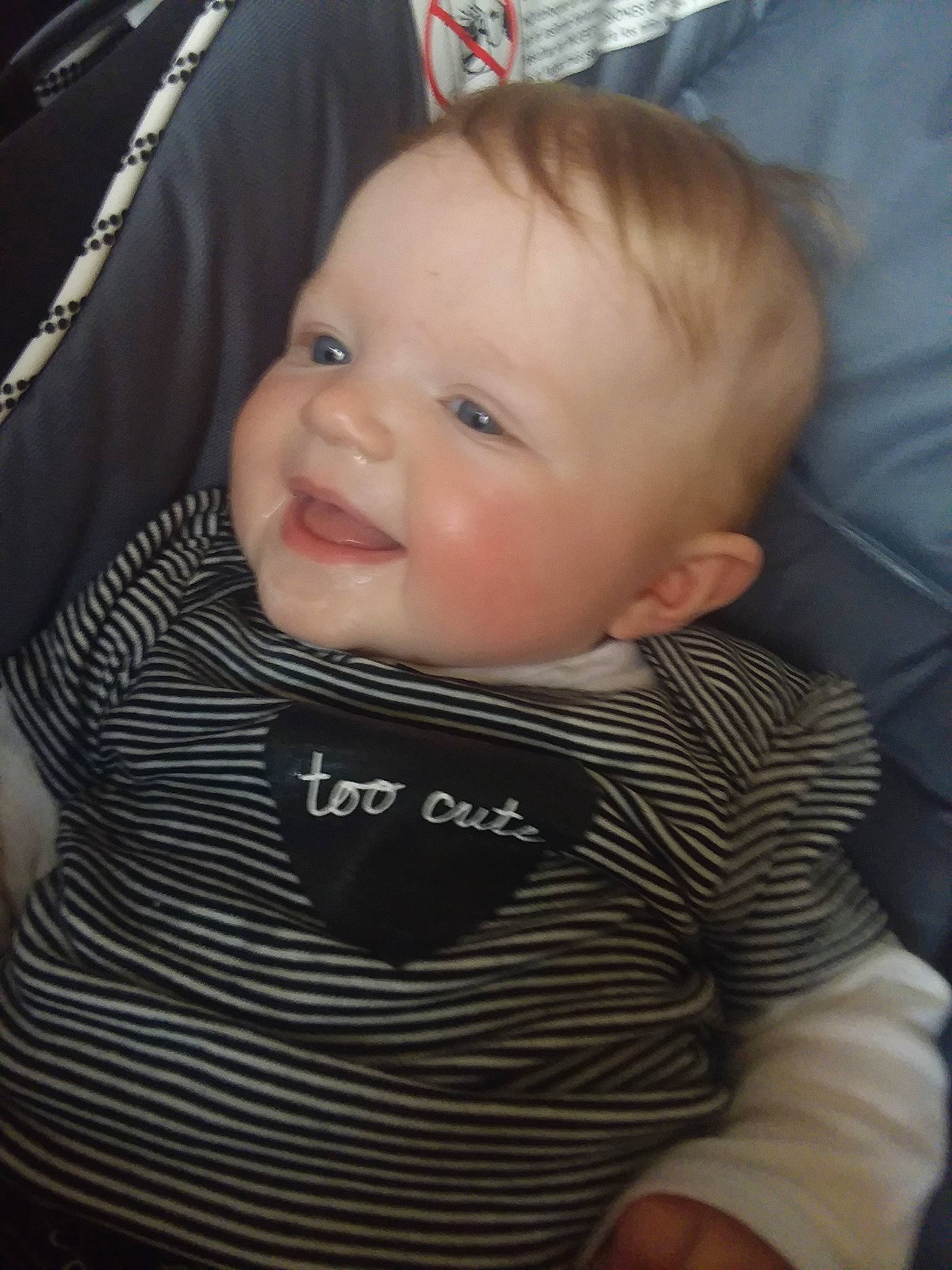 Addalyn is registered to the contest to win money with this photo: baby, cheek, child, chin, ear, eye, face, forehead, head, iris, lip, mouth, nose, person, skin, smile, toddler