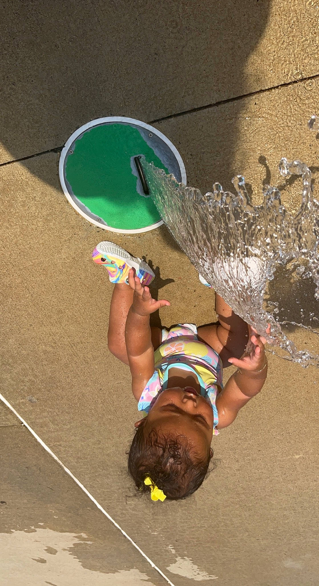 Zy Ava joined the competition — help win amazing prizes! child, competition_event, concrete, fashion_accessory, foot, fun, grass, happy, hat, human_leg, leisure, liquid_bubble, person, recreation, sand, sandal, shadow, soil, sun_hat, thigh