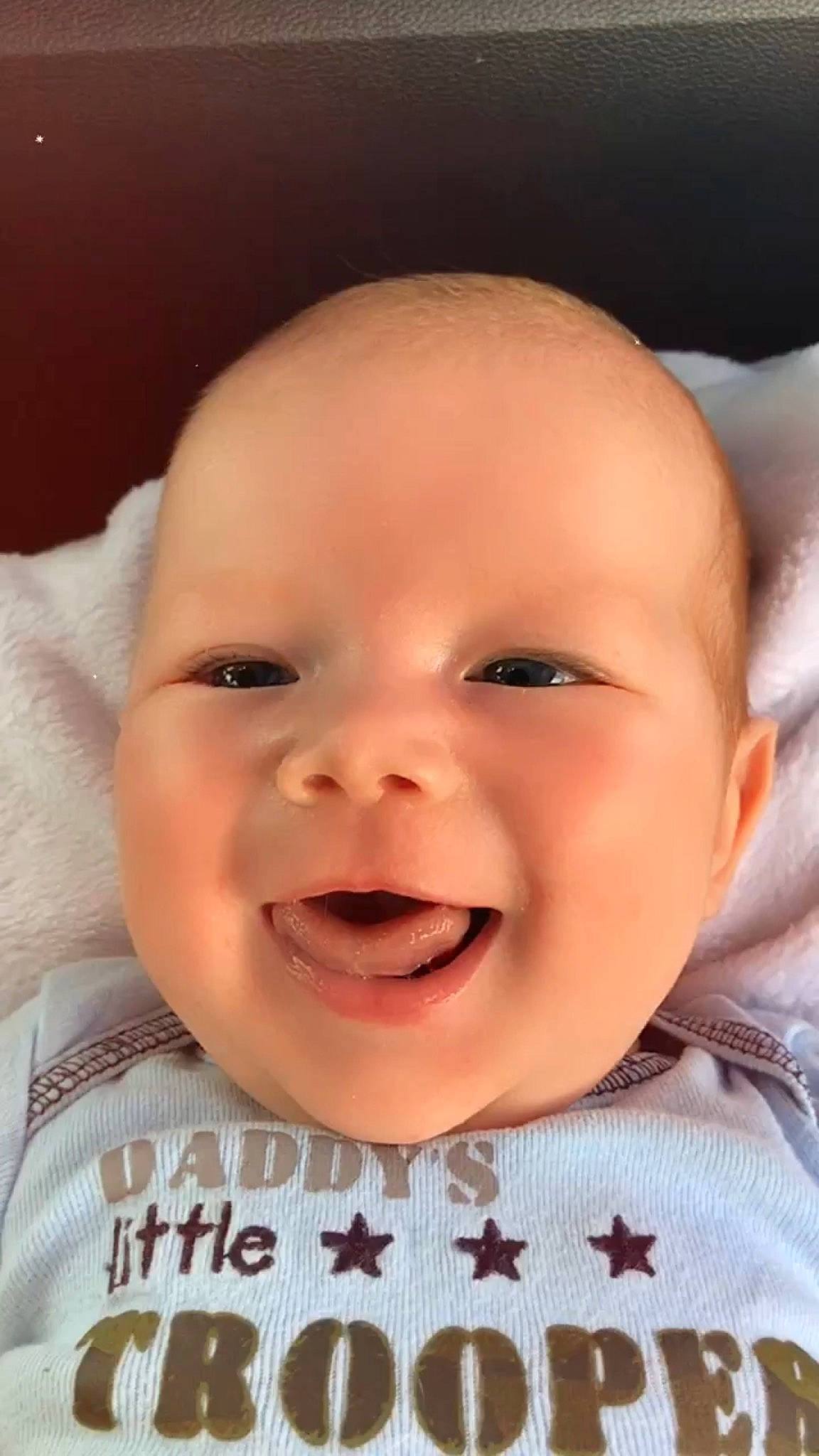 Raiden is registered to the contest to win money with this photo: baby, baby_laughing, baby_making_funny_faces, cheek, child, chin, close_up, eyebrow, face, facial_expression, forehead, happy, head, laugh, lip, mouth, nose, person, skin, smile