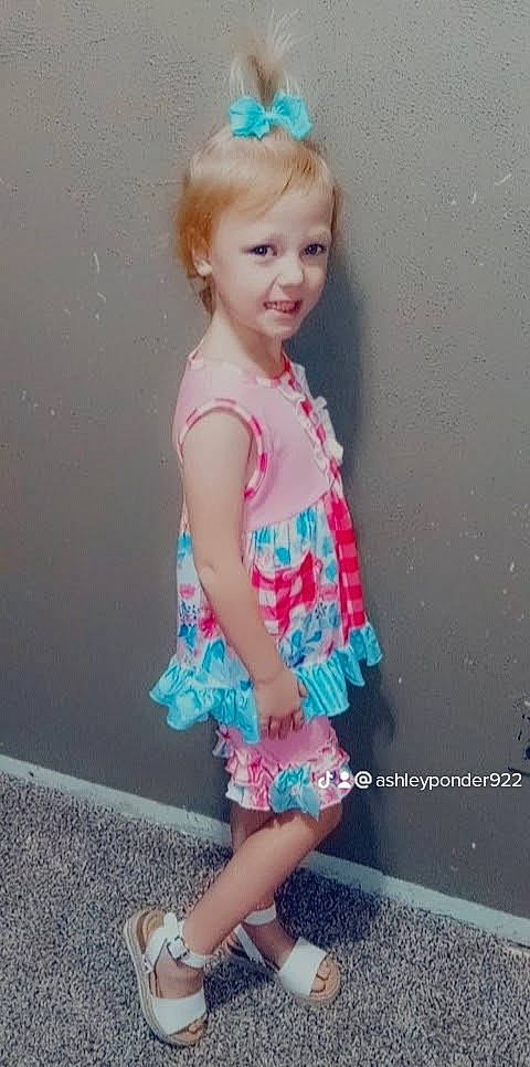 Taelyn joined the competition — help win amazing prizes! baby_toddler_clothing, day_dress, dress, eye, face, happy, head, human_body, joint, joy, leg, neck, one_piece_garment, person, photograph, pink, skin, sleeve, smile, standing