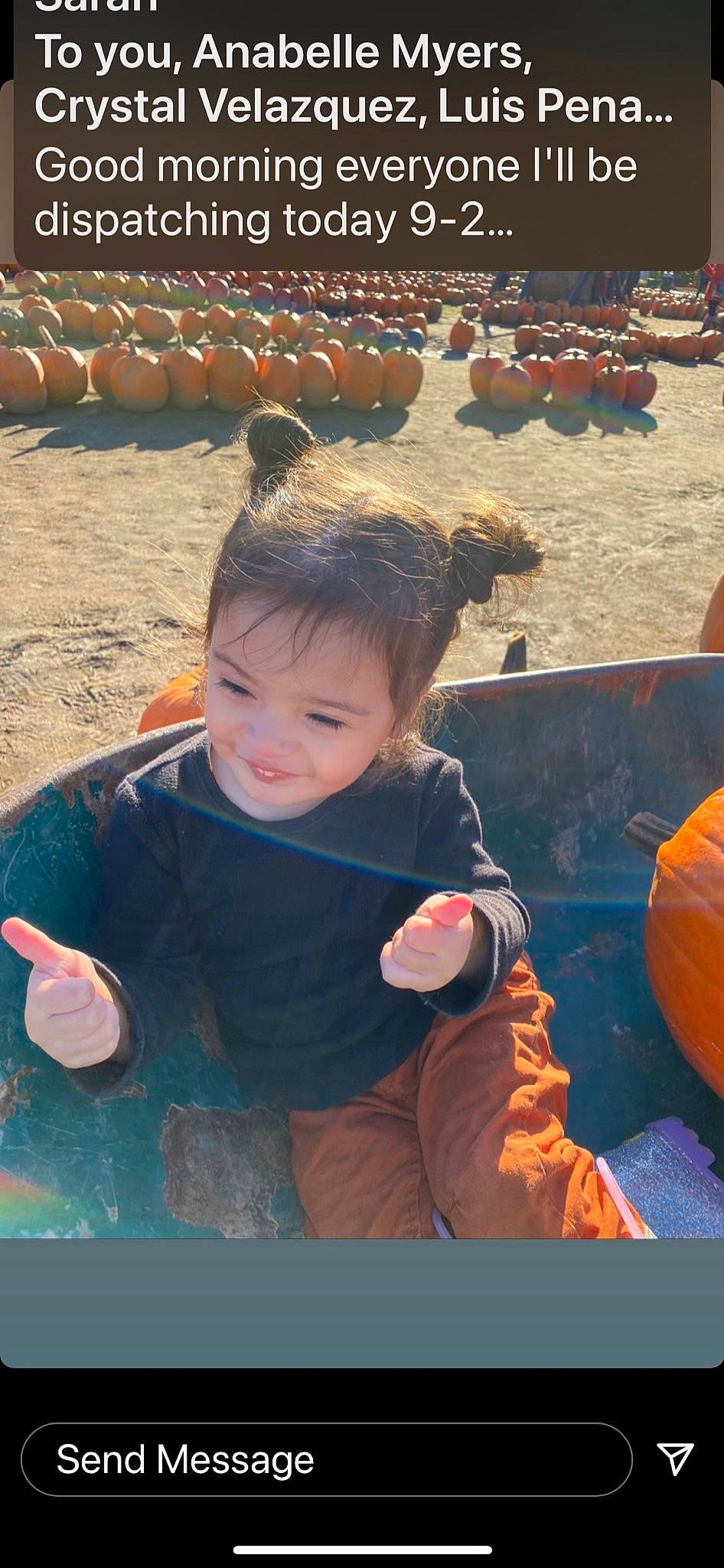 Zoey joined the competition — help win amazing prizes! baby_toddler_clothing, child, eye, facial_expression, fun, grass, happy, head, human, joy, leaf, leisure, morning, orange, people_in_nature, person, public_space, recreation, skin, smile