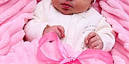 Adriana a rejoint le concours — aidez-le/la à gagner de superbes lots ! baby, babywear, blanket, cozy, cuddly, cute, fabric, face, hands, hat, infant, newborn, onesie, peaceful, pink, portrait, ribbon, sleeping, soft, wrapped