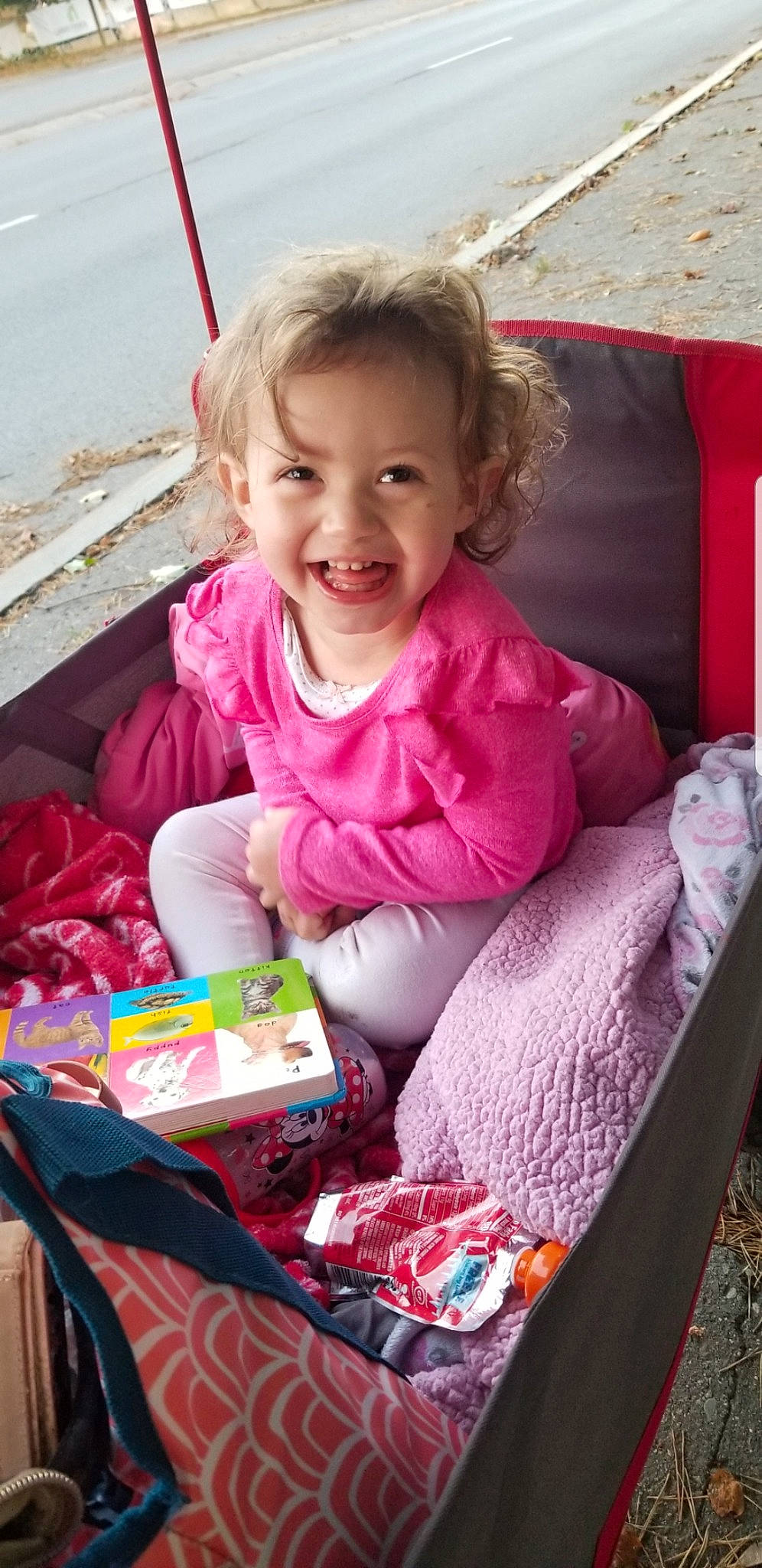 Ella Rose is registered to the contest to win money with this photo: baby, baby_carriage, baby_products, baby_toddler_clothing, blond, cheek, child, fun, happy, iris, joy, lap, magenta, person, pink, play, sitting, skin, smile, sock