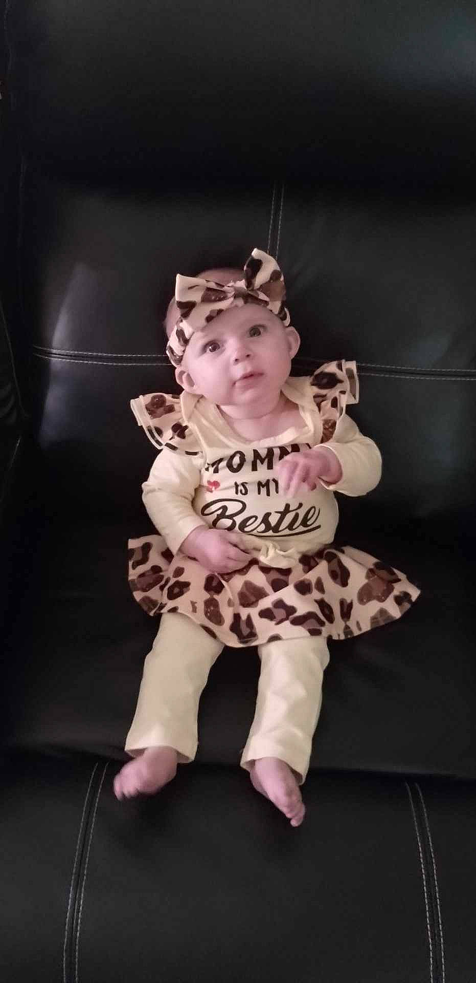 Ahmyriahkal joined the competition — help win amazing prizes! baby, baby_toddler_clothing, child, costume_hat, fashion_accessory, flash_photography, fun, happy, head, headgear, headpiece, headwear, jewellery, magenta, pattern, person, pink, purple, sitting, sleeve