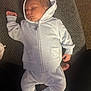 Josue Alexander is registered to the contest to win money with this photo: baby, sleeping, hoodie, pants, infant, cozy, clothing, resting, peaceful, indoor, fabric, texture, person, child, soft_lighting, cute, newborn, small_hands, small_feet, casual_wear