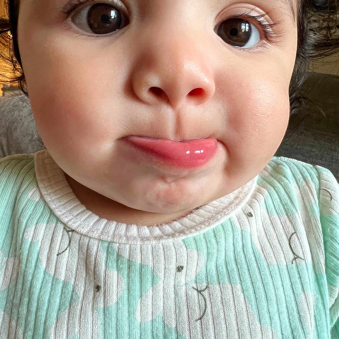 Luciana is registered to the contest to win money with this photo: baby, bodypart, cosmetics, crying, face, frown, happy, head, lipstick, mouth, person, photography, portrait, sad, selfie, skin, smile, spitting, surprised