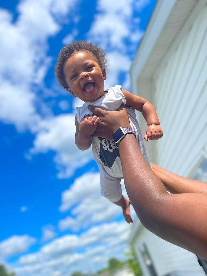 Zyaire joined the competition — help win amazing prizes! azure, blue, cloud, cumulus, daytime, elbow, electric_blue, flash_photography, fun, gesture, grass, happy, leisure, people_in_nature, person, recreation, shoulder, sky, smile, sunlight