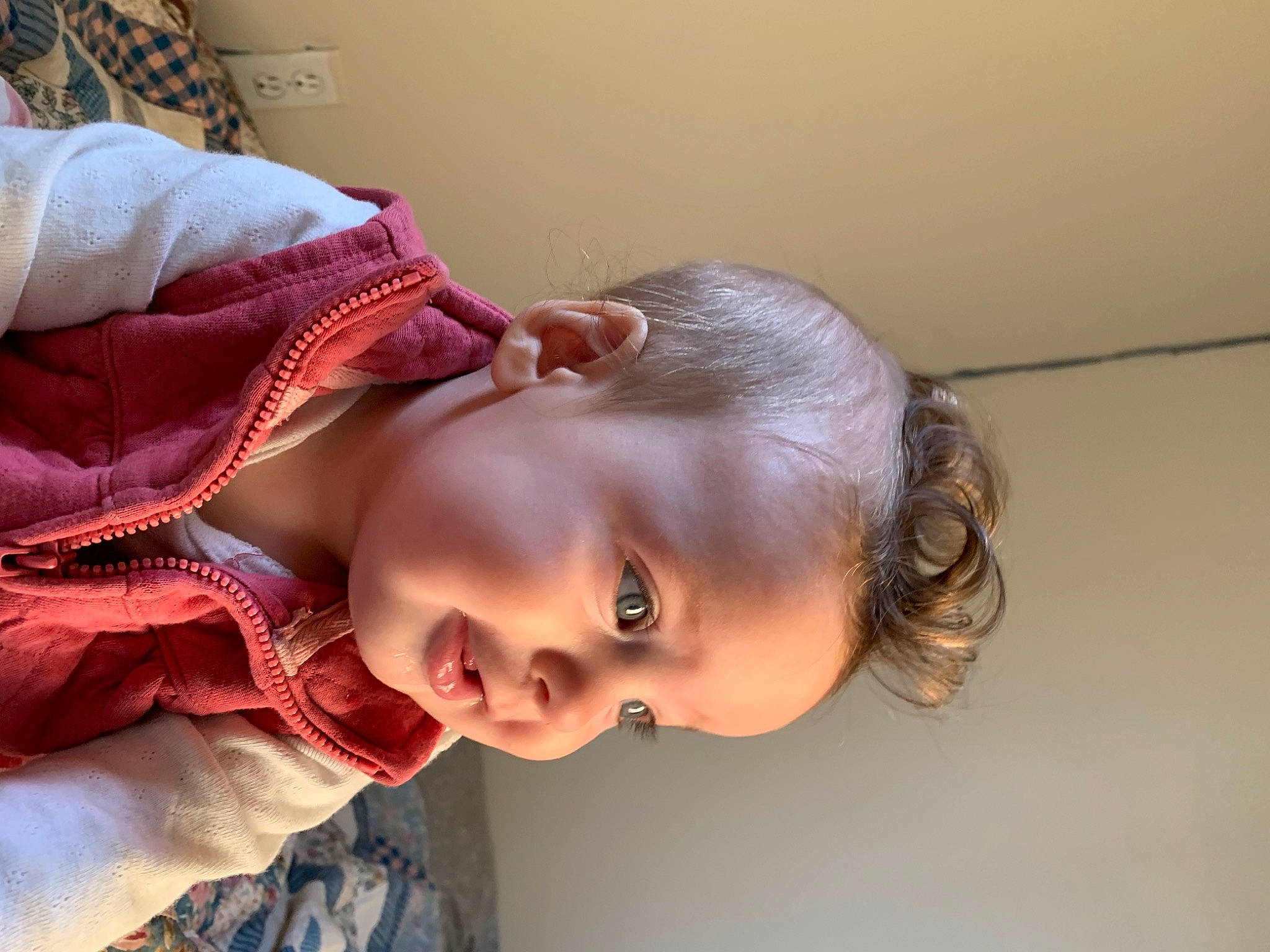 Ruth is registered to the contest to win money with this photo: baby, baby_toddler_clothing, cheek, child, comfort, ear, eyelash, flash_photography, happy, headgear, human_body, jaw, lip, mouth, neck, nose, person, portrait_photography, skin, smile