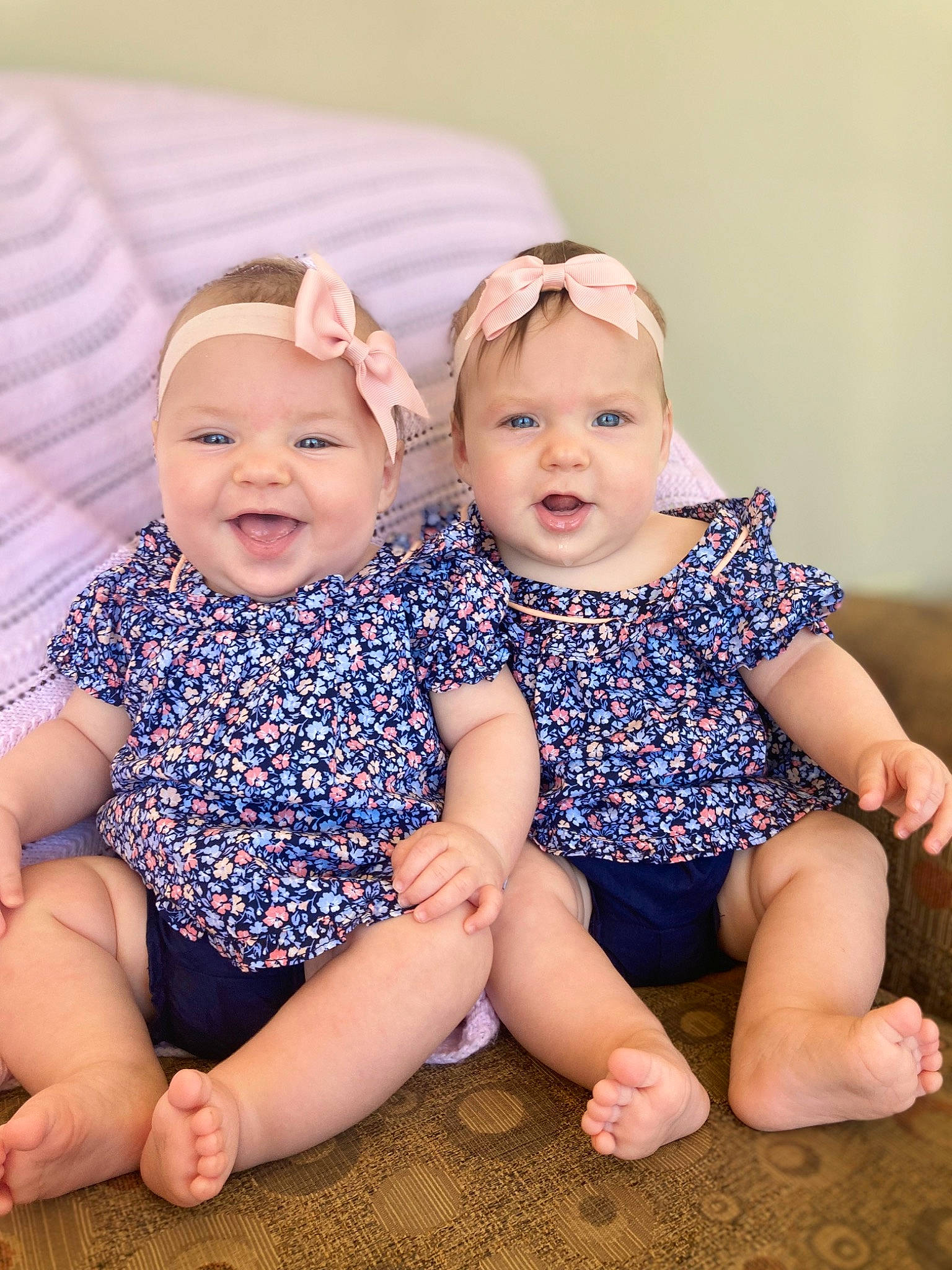 Hadassah is registered to the contest to win money with this photo: baby, baby_toddler_clothing, barefoot, child, face, facial_expression, flash_photography, foot, fun, happy, head, headwear, human_leg, iris, pattern, people, person, skin, sleeve, smile