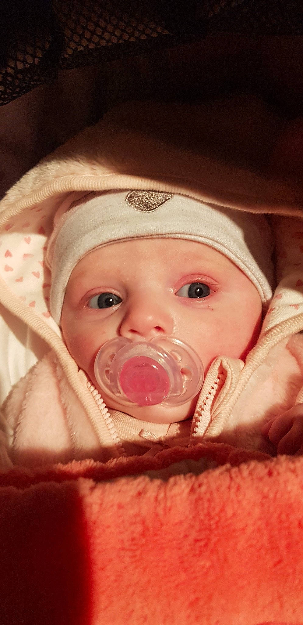 Viktoria joined the competition — help win amazing prizes! cheek, child, chin, close_up, eye, face, finger, forehead, girl, hand, head, headwear, infant, lip, mouth, nose, organ, person, pink, skin