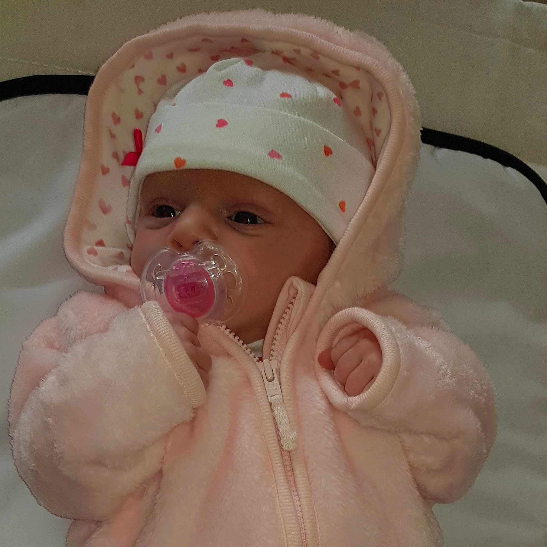 Viktoria joined the competition — help win amazing prizes! cheek, child, ear, face, finger, hand, headwear, infant, lip, mouth, nose, person, pink, product, skin, toddler