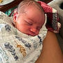 Lillian is registered to the contest to win money with this photo: baby, blanket, bonnet, clothing, cushion, face, furniture, glove, hat, head, homedecor, linen, newborn, person, photography, plate, portrait, quilt, sleeping, towel