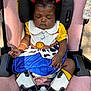 Daige Dior joined the competition — help win amazing prizes! baby, child, sleeping, stroller, cowgirl_costume, red_bow, cow_print, yellow_shirt, blue_skirt, bracelet, boots, footwear, infant, cute, outdoor, sunlight, pink_stroller, relaxing, peaceful, portrait