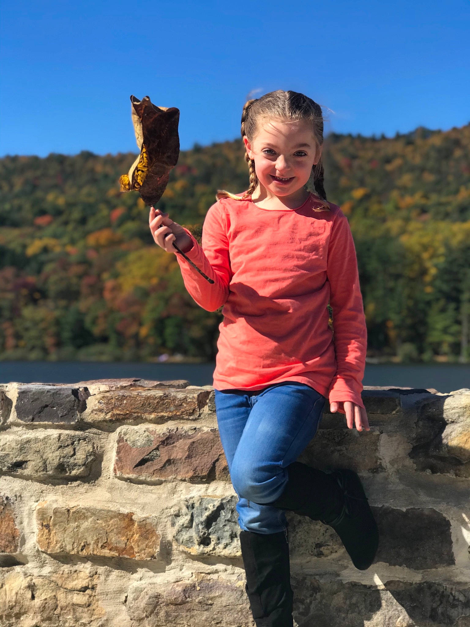 June joined the competition — help win amazing prizes! child, fun, happy, jeans, joy, leisure, outerwear, person, photography, rock, smile, standing, tourism, vacation