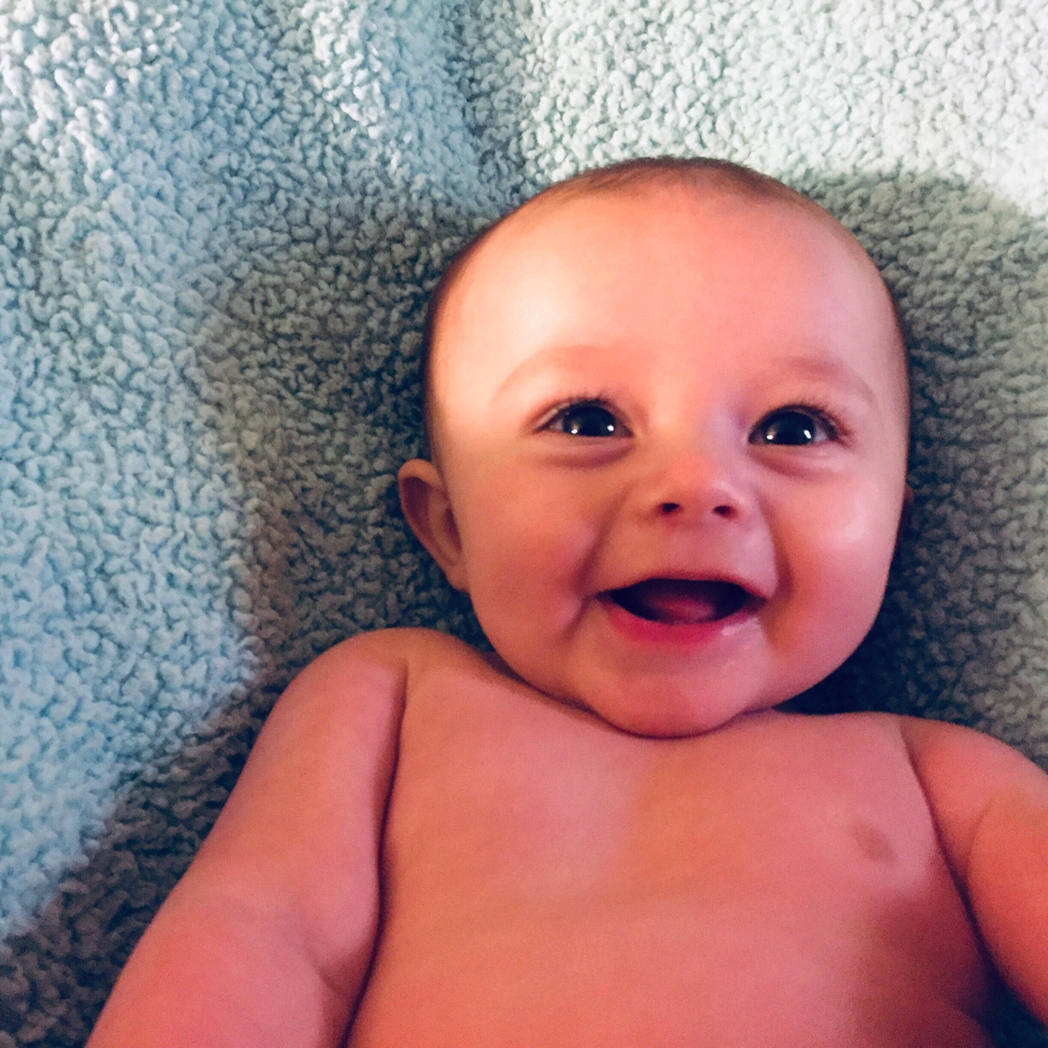 Elliott Jason Wade Foster is registered to the contest to win money with this photo: baby, baby_making_funny_faces, cheek, child, chin, eye, eyebrow, face, facial_expression, forehead, fun, head, lip, mouth, muscle, nose, organ, person, skin, smile