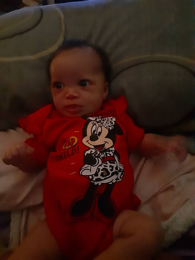 Lyric joined the competition — help win amazing prizes! baby, cheek, child, eye, fun, head, leg, mouth, nose, person, sitting, skin, smile, toddler