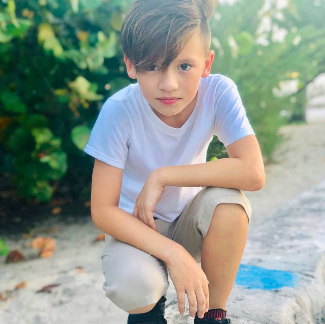 Kevin joined the competition — help win amazing prizes! beauty, child, cool, eye, footwear, hair, hairstyle, leg, lip, male, nose, person, photograph, photography, play, sitting, skin, smile, summer, t_shirt