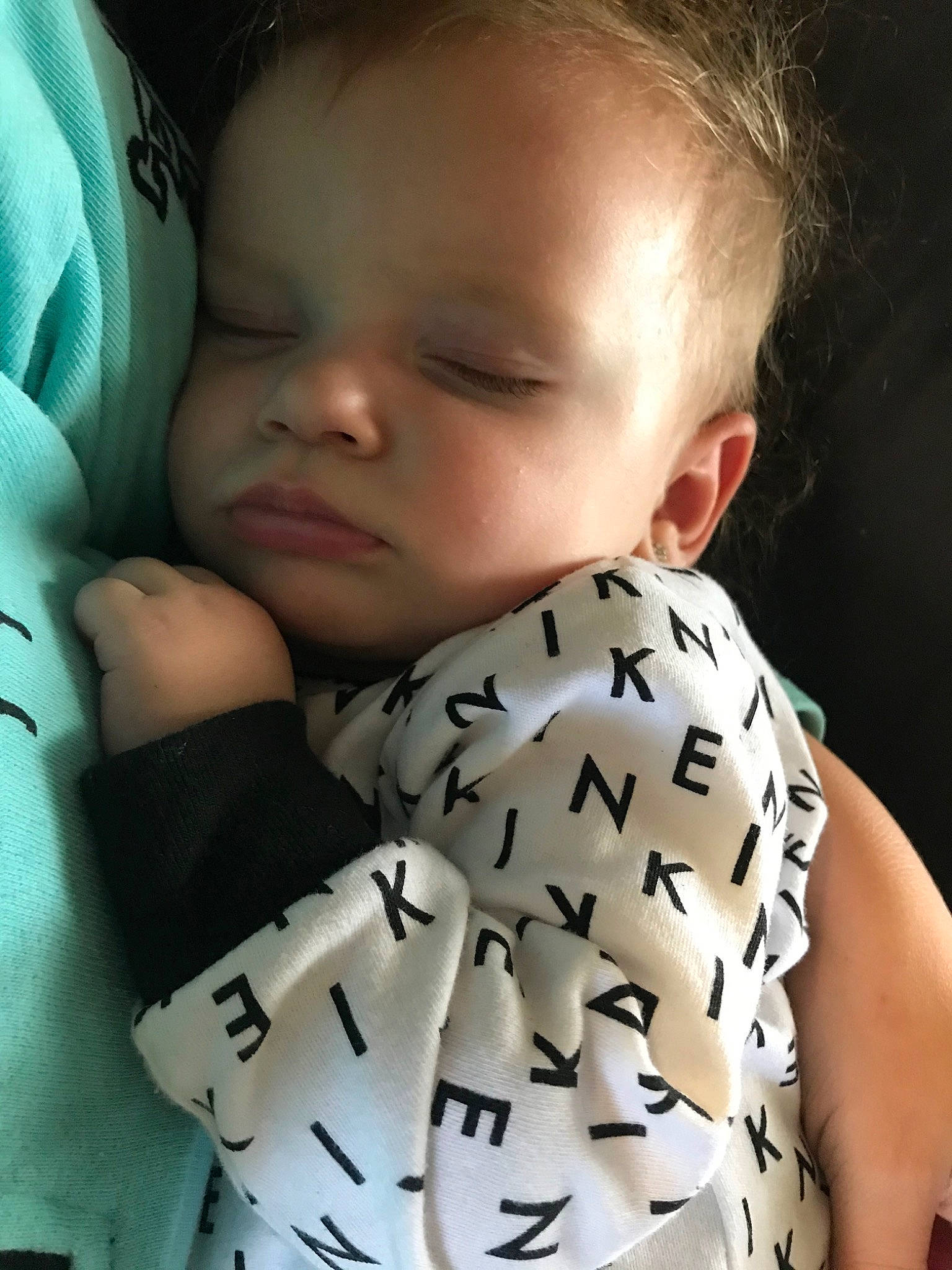 Kenzley is registered to the contest to win money with this photo: arm, baby, baby_sleeping, cheek, child, cool, face, forehead, head, nap, nose, person, skin, sleep, toddler