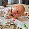 Serenity joined the competition — help win amazing prizes! baby, blanket, carpet, kitchen, refrigerator, stove, person, floor, indoor, appliance, adult, home, toddler, clothing, face, expression, curious, candid, family, domestic