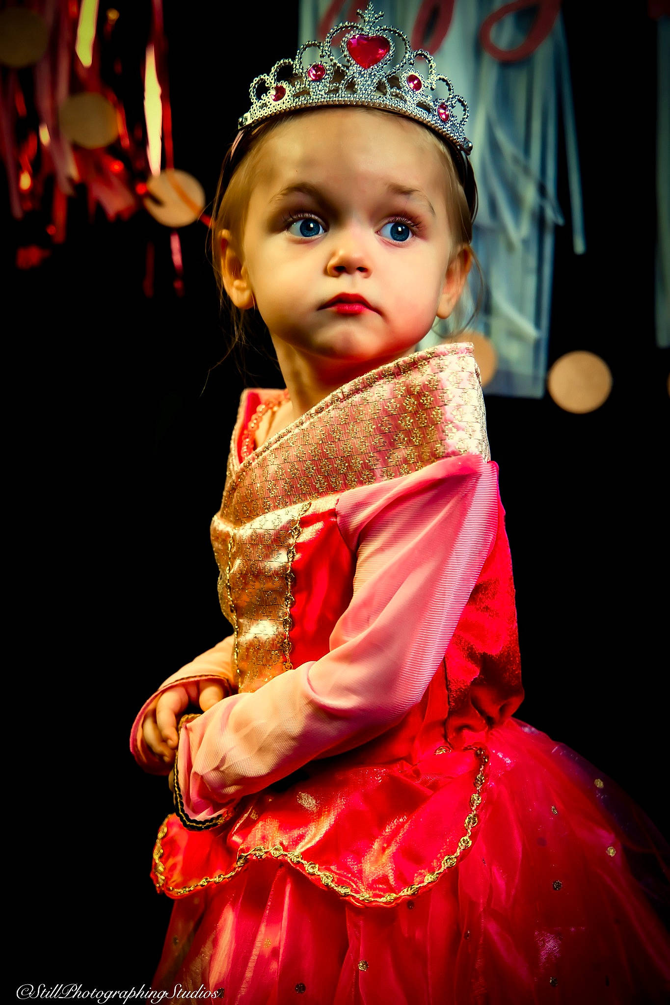 Jolene is registered to the contest to win money with this photo: baby_toddler_clothing, child, chin, costume_design, costume_hat, curtain, entertainment, event, fashion, fashion_design, fun, hat, headpiece, human_body, jewellery, performance_art, performing_arts, person, pink, red