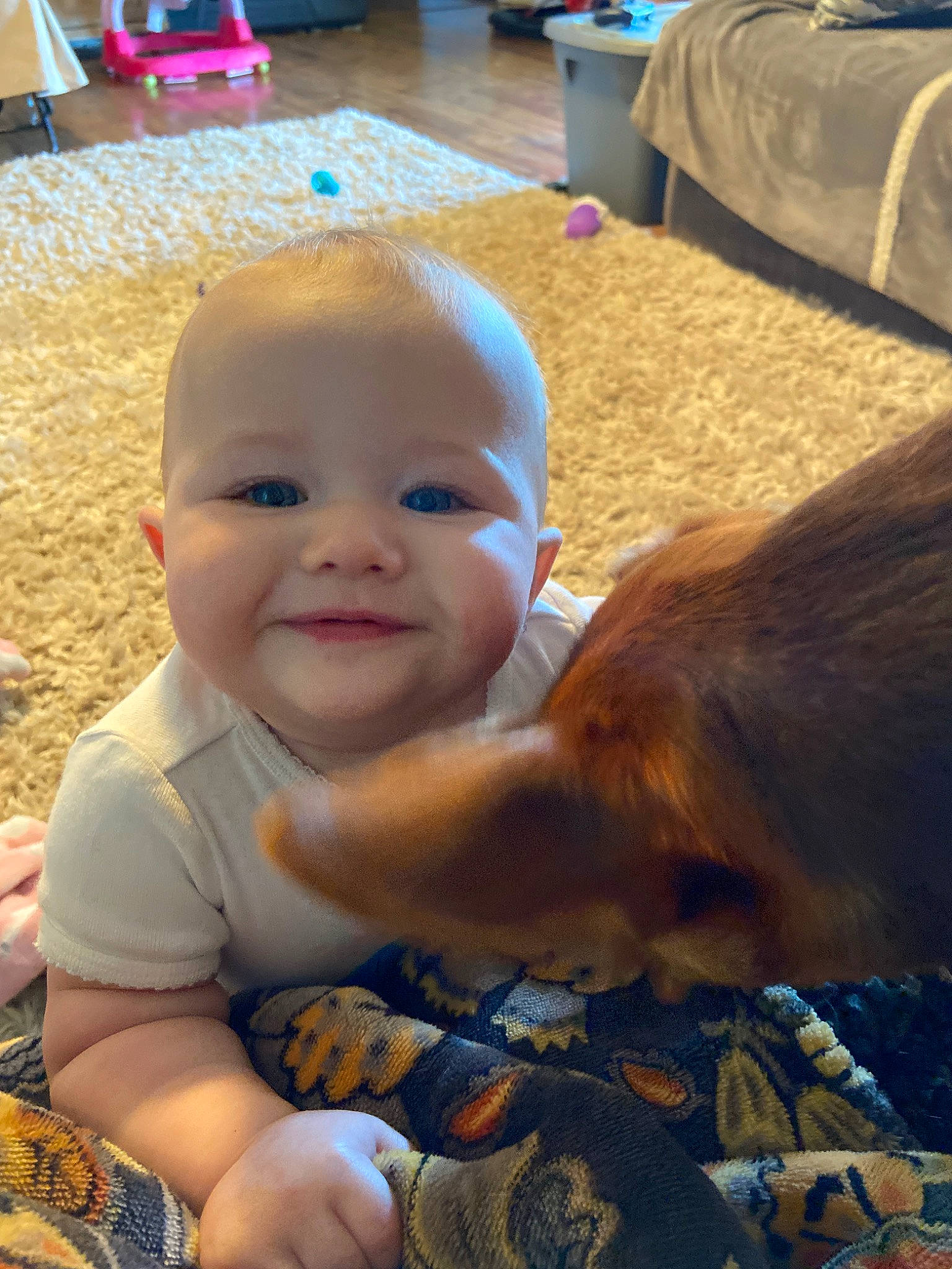 Kimberley joined the competition — help win amazing prizes! baby, cheek, child, ear, eye, face, fawn, fun, head, joy, person, play, skin, smile, toddler